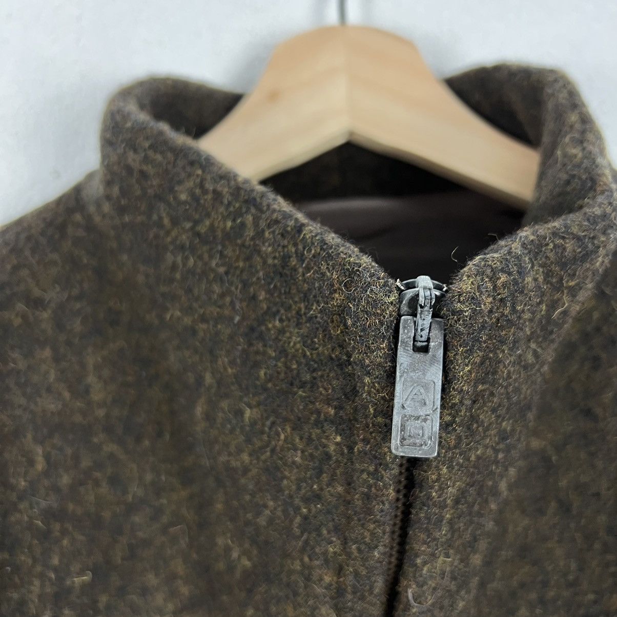Adolfo Dominguez VINTAGE WOOL ZIPPER JACKET ADOLFO DOMINGUEZ Size US M / EU 48-50 / 2 - 5 Thumbnail