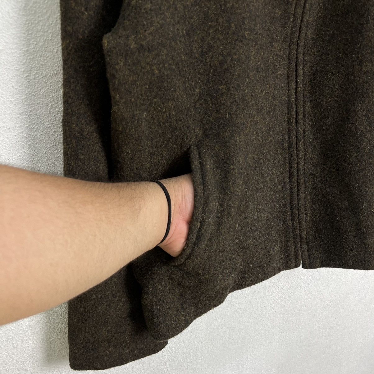 Adolfo Dominguez VINTAGE WOOL ZIPPER JACKET ADOLFO DOMINGUEZ Size US M / EU 48-50 / 2 - 6 Thumbnail