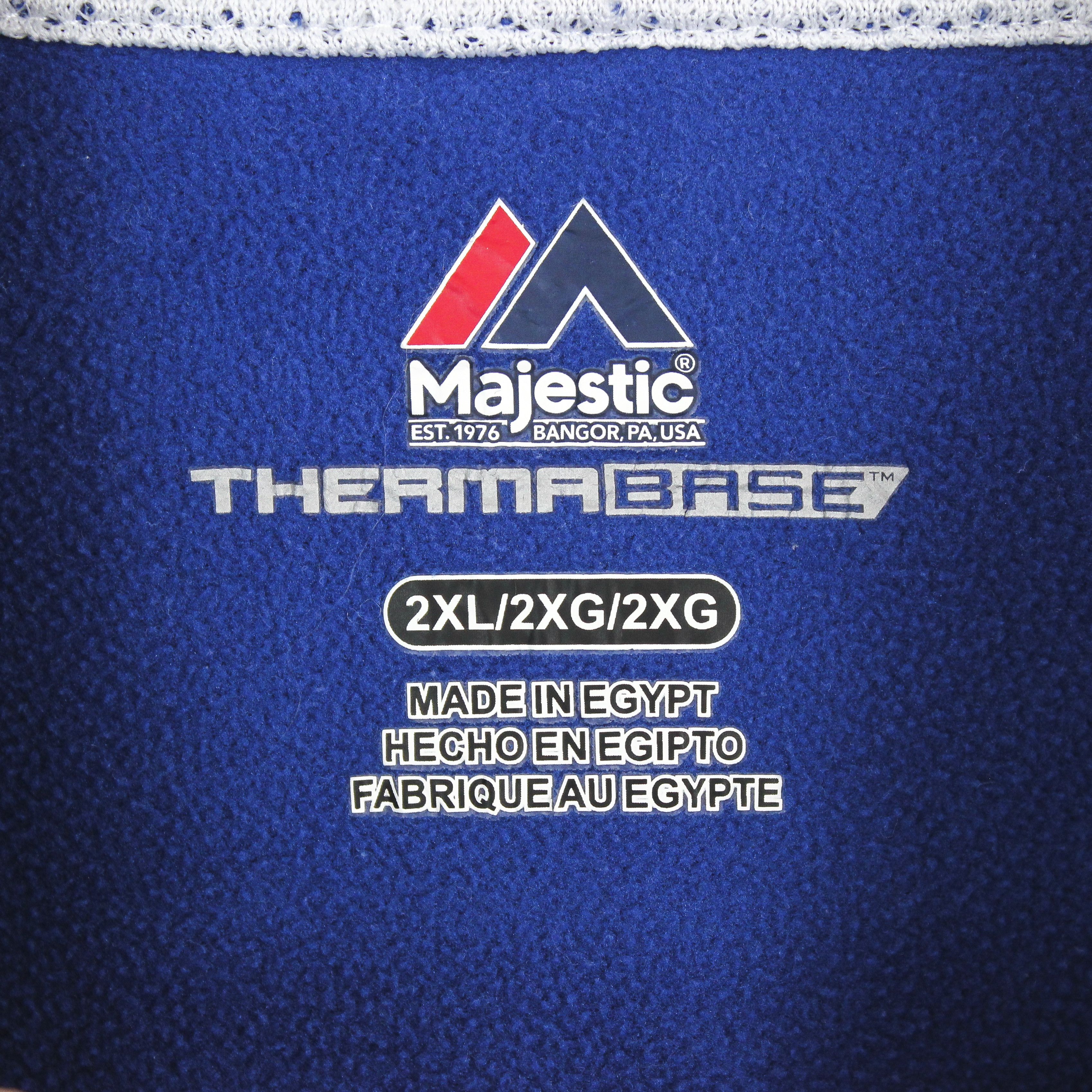 MLB × Majestic Los Angeles Dodgers Therma Base 2XL Hoodie Jumper Pullover Size US XXL / EU 58 / 5 - 4 Thumbnail