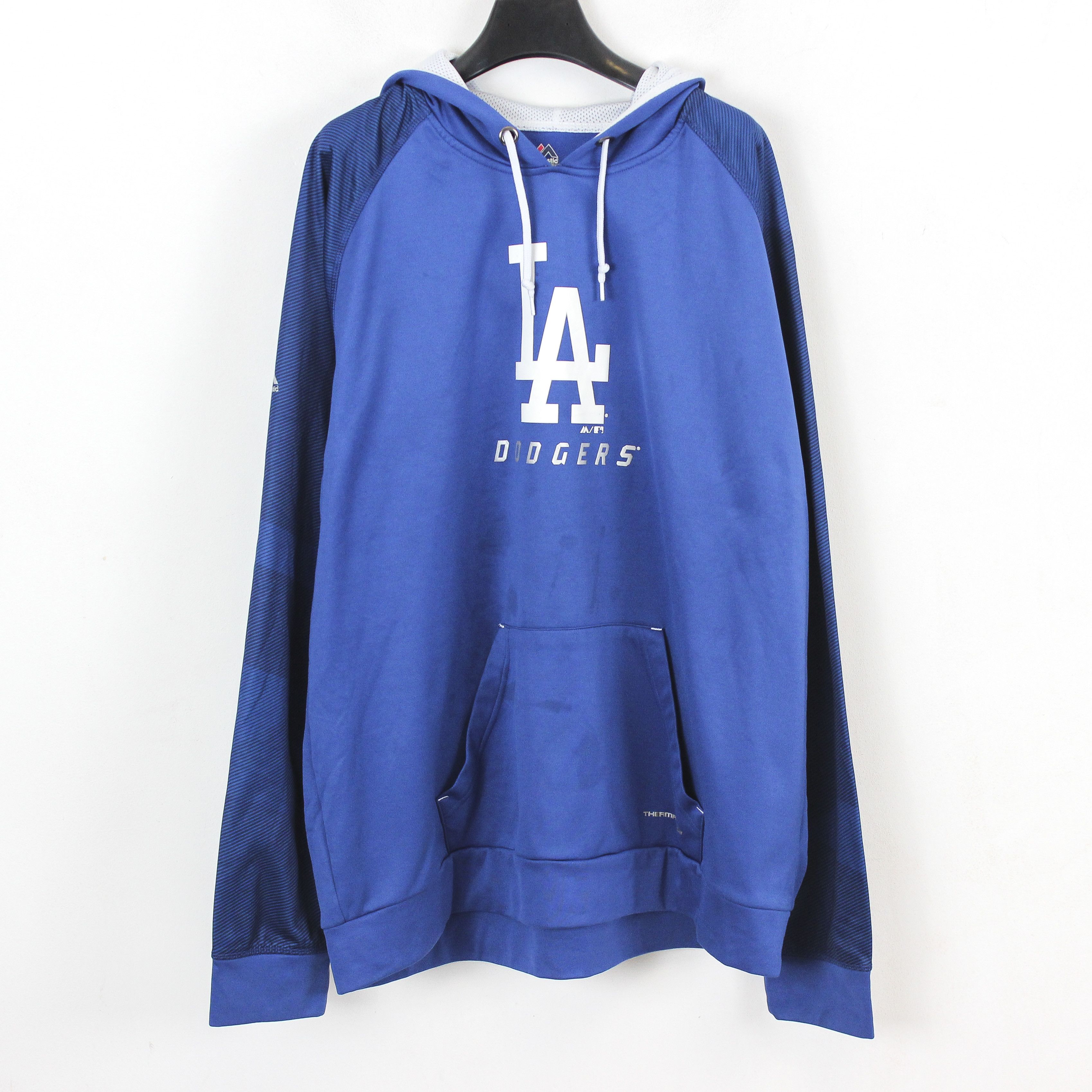 MLB × Majestic Los Angeles Dodgers Therma Base 2XL Hoodie Jumper Pullover Size US XXL / EU 58 / 5 - 1 Thumbnail