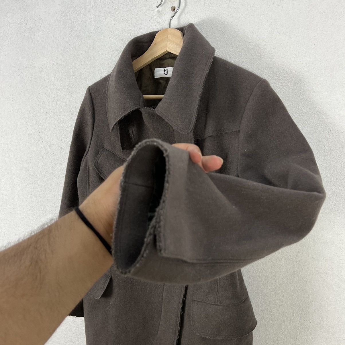 Jil Sander RARE LONG JACKET J+ By JILL SANDER DOUBLE BREAST Size US M / EU 48-50 / 2 - 8 Thumbnail