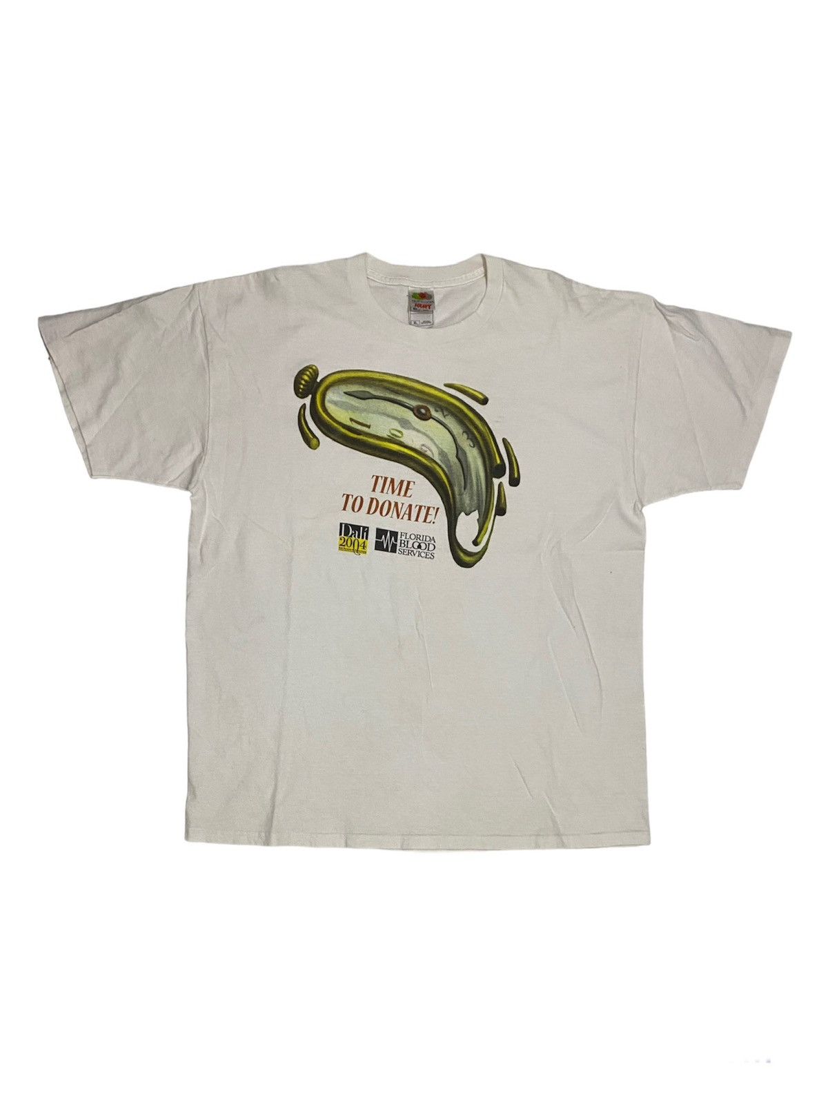 Vintage Salvador Dali Melting Clock Tee Short Sleeve T Shirts