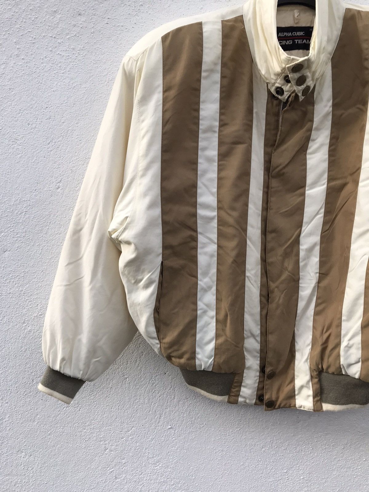 Vintage Alpha Cubic Racing Team Silk Jackets Size US XS / EU 42 / 0 - 3 Thumbnail