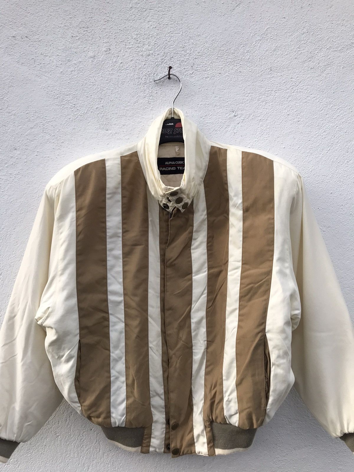 Vintage Alpha Cubic Racing Team Silk Jackets Size US XS / EU 42 / 0 - 5 Thumbnail