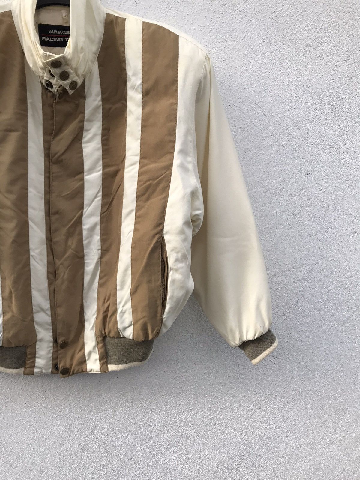 Vintage Alpha Cubic Racing Team Silk Jackets Size US XS / EU 42 / 0 - 4 Thumbnail