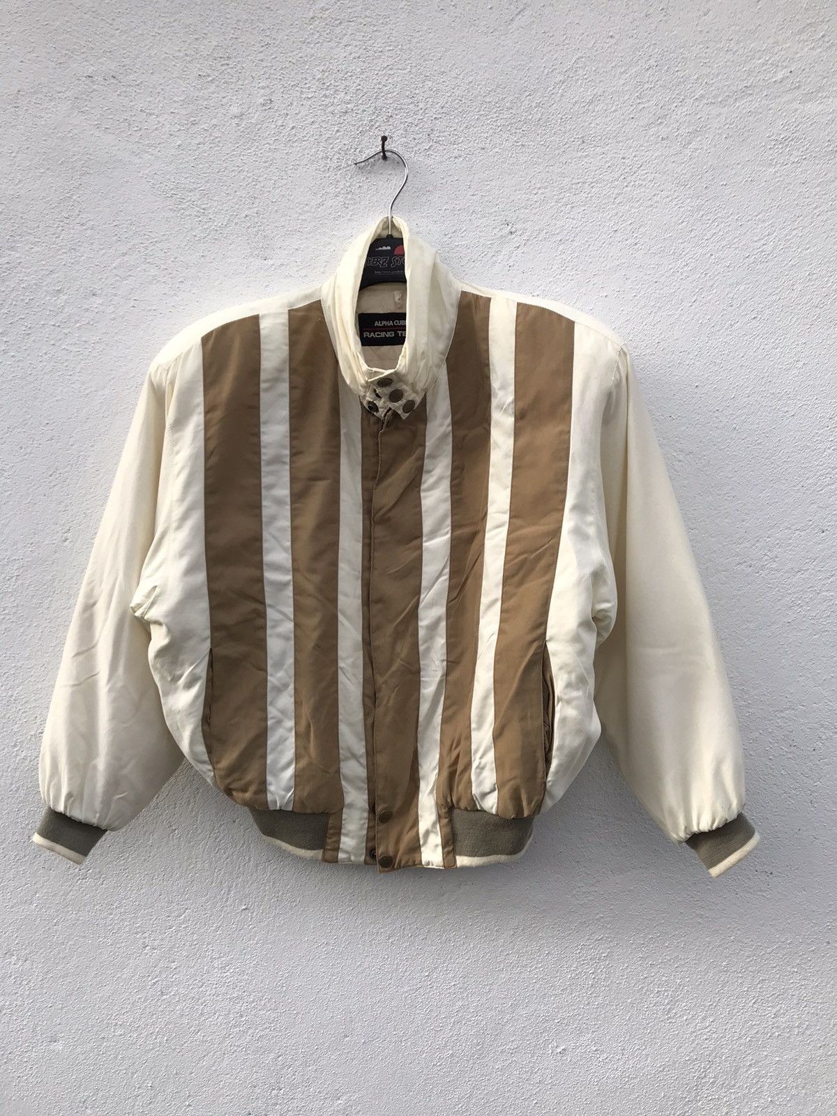 Vintage Alpha Cubic Racing Team Silk Jackets Size US XS / EU 42 / 0 - 2 Thumbnail
