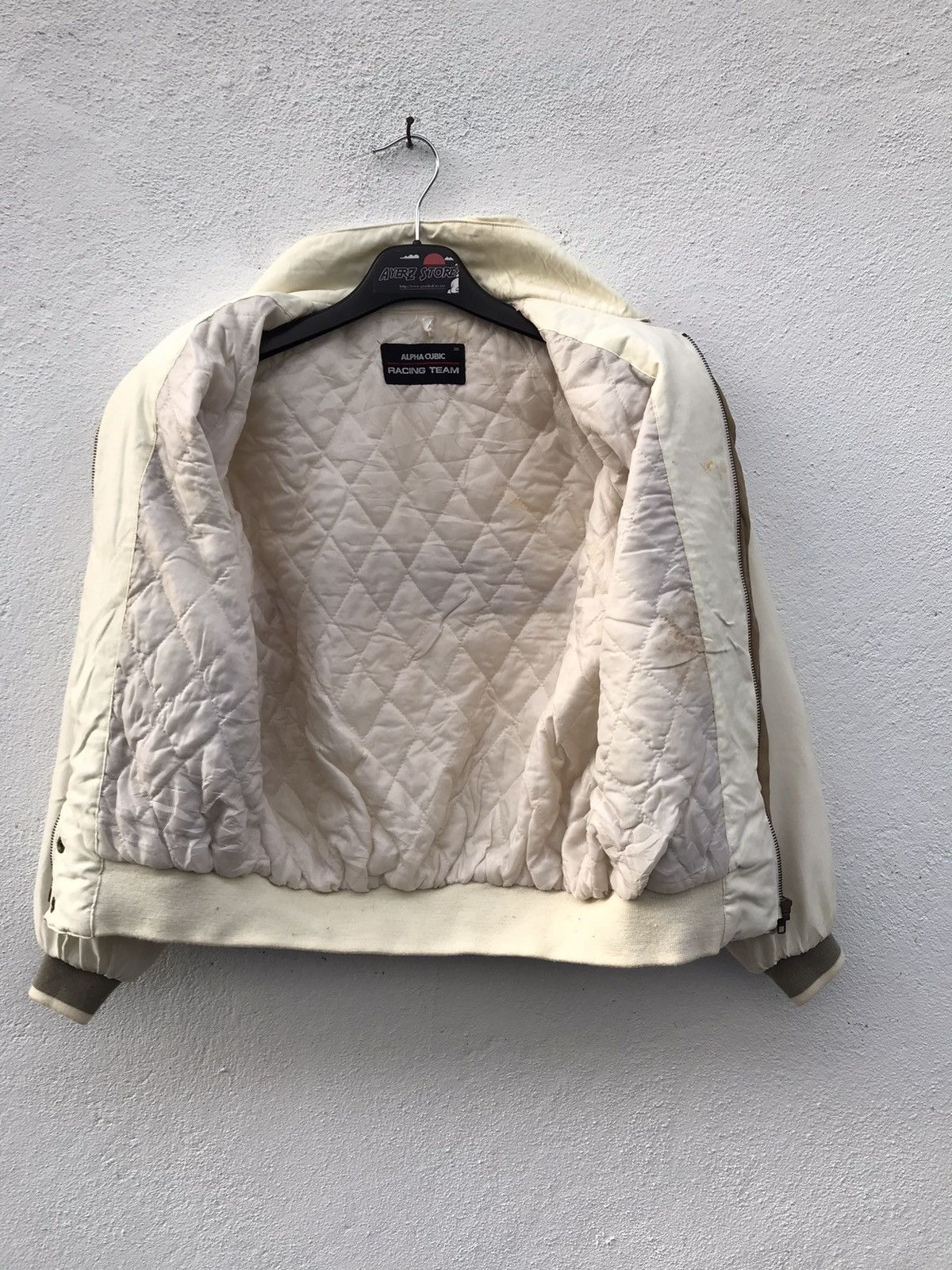 Vintage Alpha Cubic Racing Team Silk Jackets Size US XS / EU 42 / 0 - 6 Thumbnail