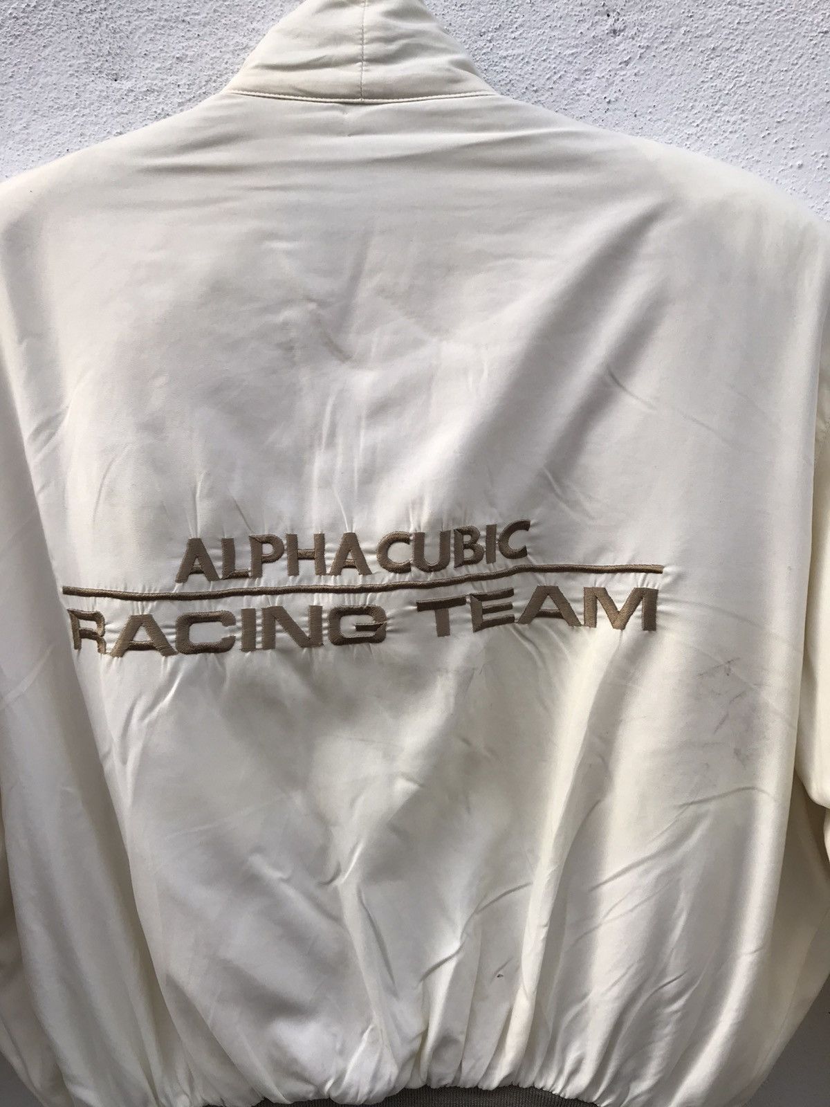Vintage Alpha Cubic Racing Team Silk Jackets Size US XS / EU 42 / 0 - 8 Thumbnail