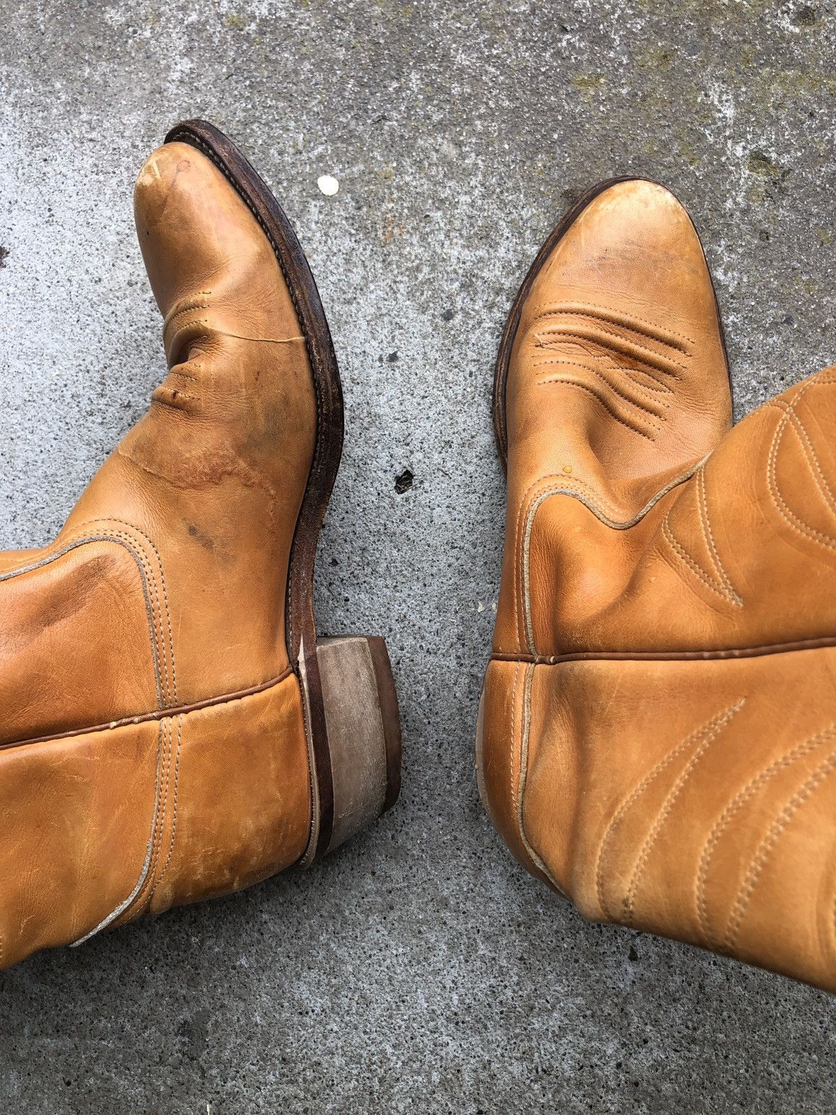 Vintage Vintage 70s ACME western leather cowboy boots Size US 9 / EU 42 - 3 Thumbnail