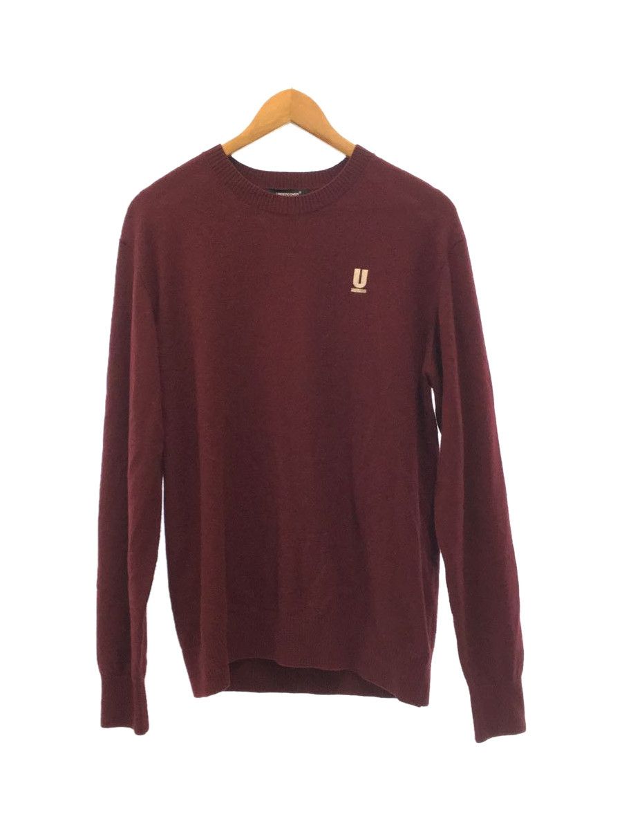 Sweater Brown Wool Chest Logo Long Sleeve