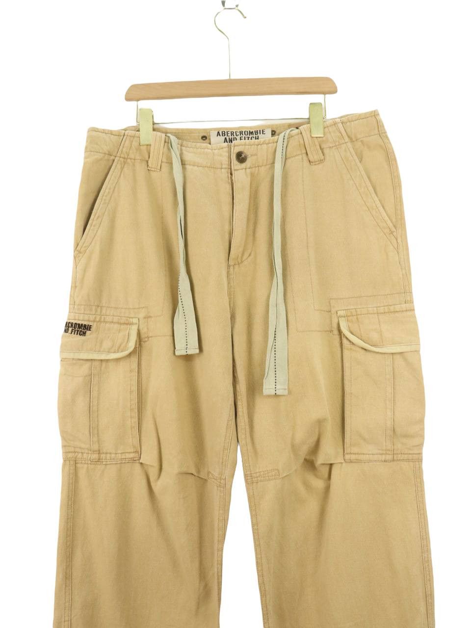 Abercrombie & Fitch A&F Adirondacks Cargo Military Army Style Ankle Zipper Pant Size US 38 / EU 54 - 3 Thumbnail