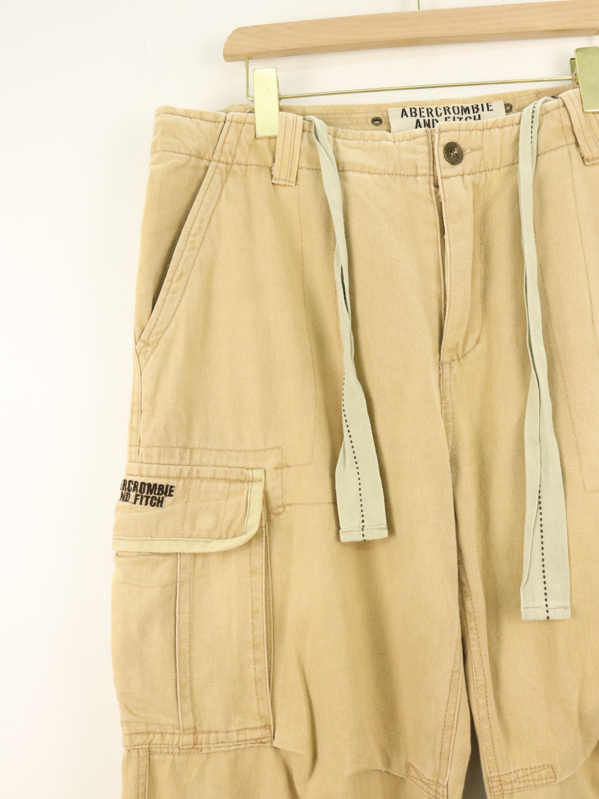 Abercrombie & Fitch A&F Adirondacks Cargo Military Army Style Ankle Zipper Pant Size US 38 / EU 54 - 6 Thumbnail