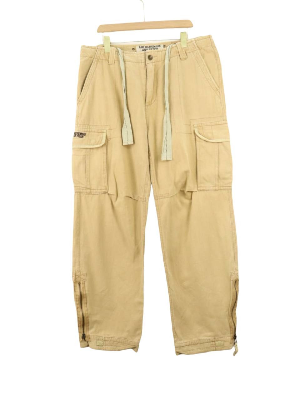 Abercrombie & Fitch A&F Adirondacks Cargo Military Army Style Ankle Zipper Pant Size US 38 / EU 54 - 1 Thumbnail