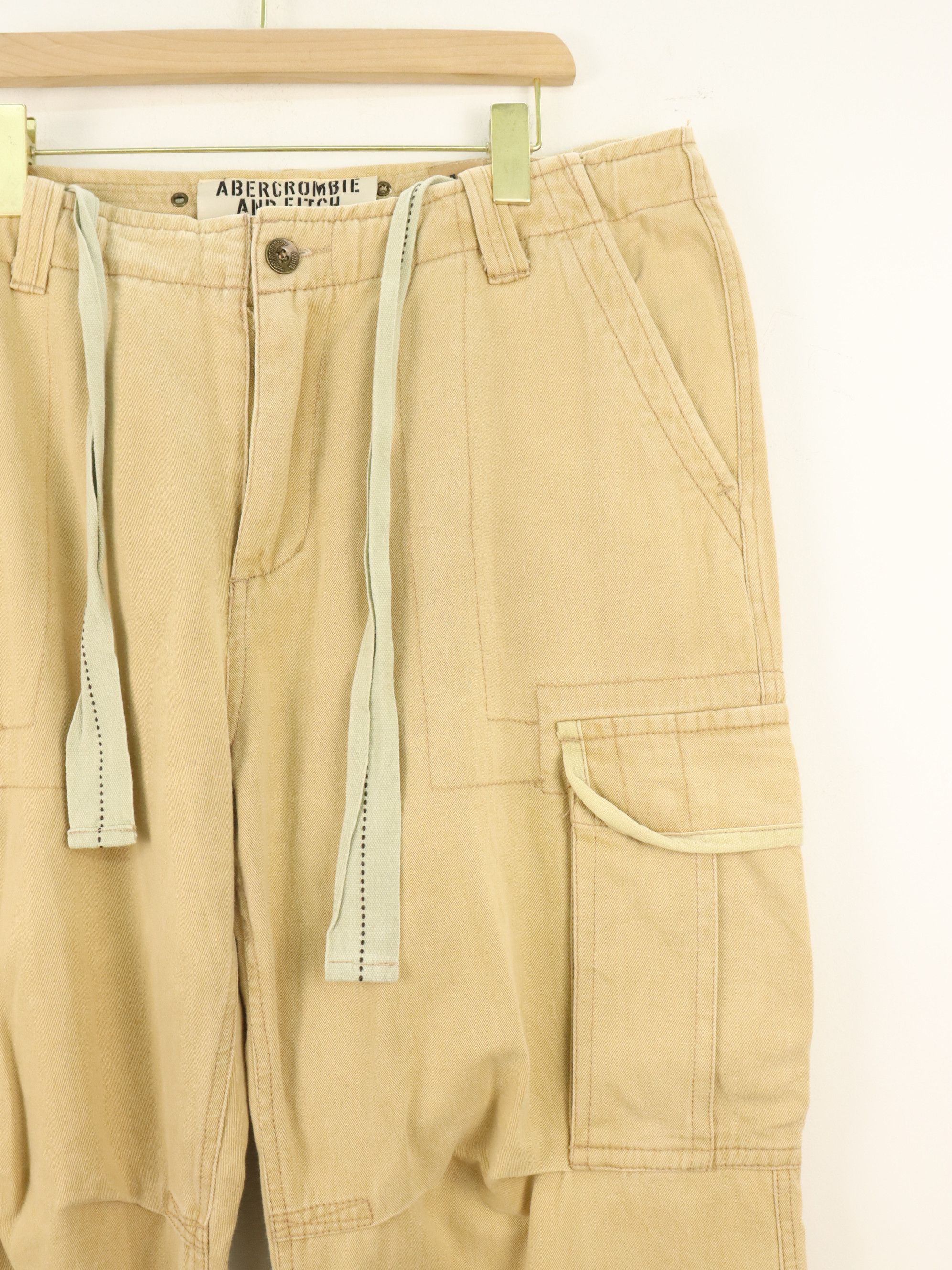 Abercrombie & Fitch A&F Adirondacks Cargo Military Army Style Ankle Zipper Pant Size US 38 / EU 54 - 7 Thumbnail