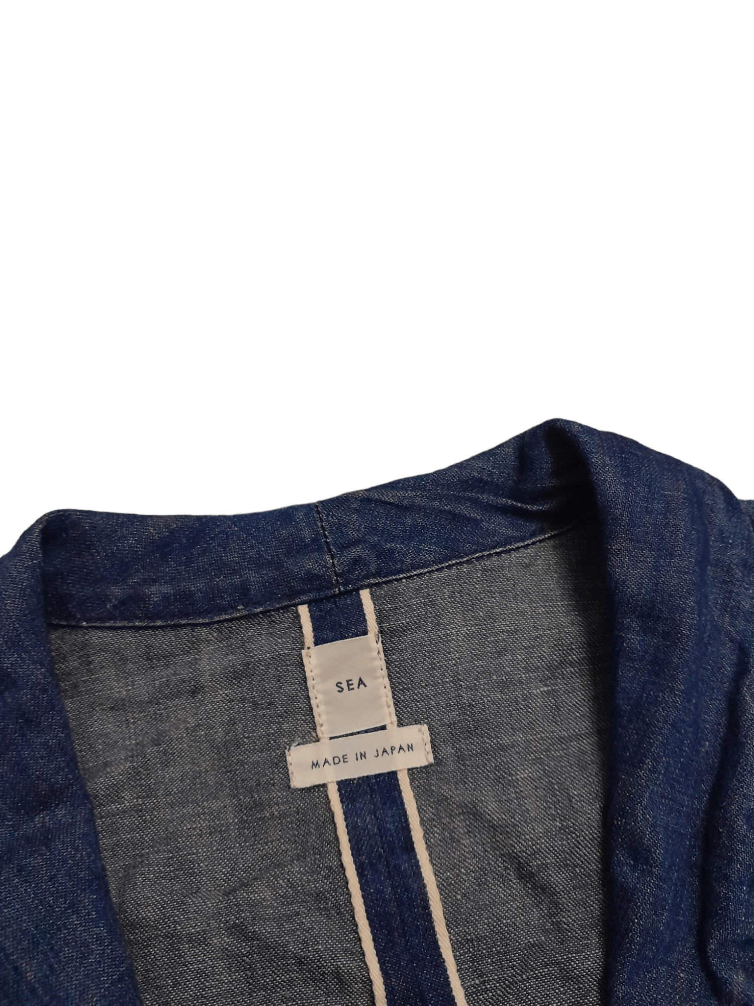 Designer × Indigo Sea Pier Japan Indigo Denim Jacket Like Orslow (E876) Size US M / EU 48-50 / 2 - 6 Thumbnail