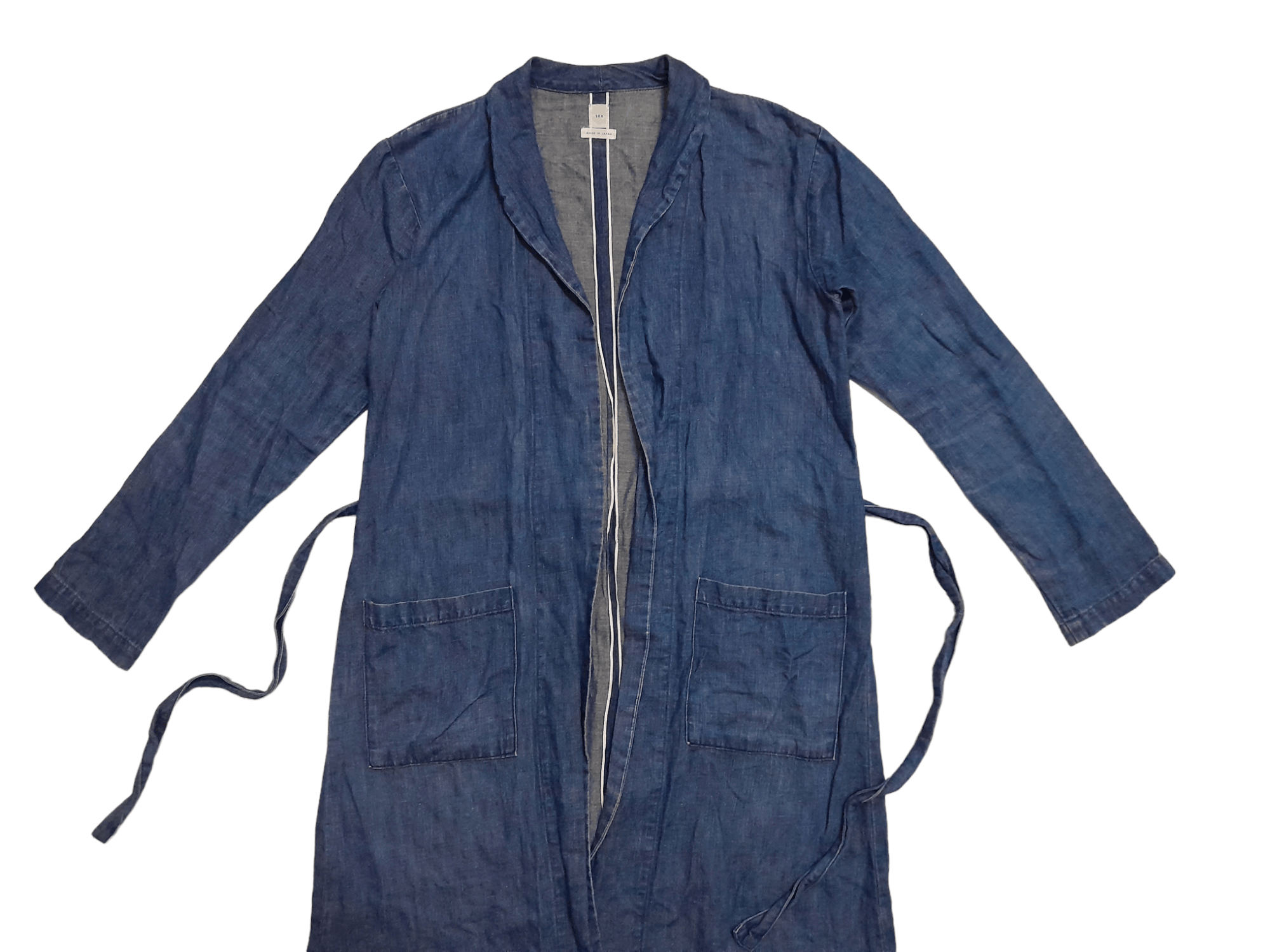 Designer × Indigo Sea Pier Japan Indigo Denim Jacket Like Orslow (E876) Size US M / EU 48-50 / 2 - 3 Thumbnail