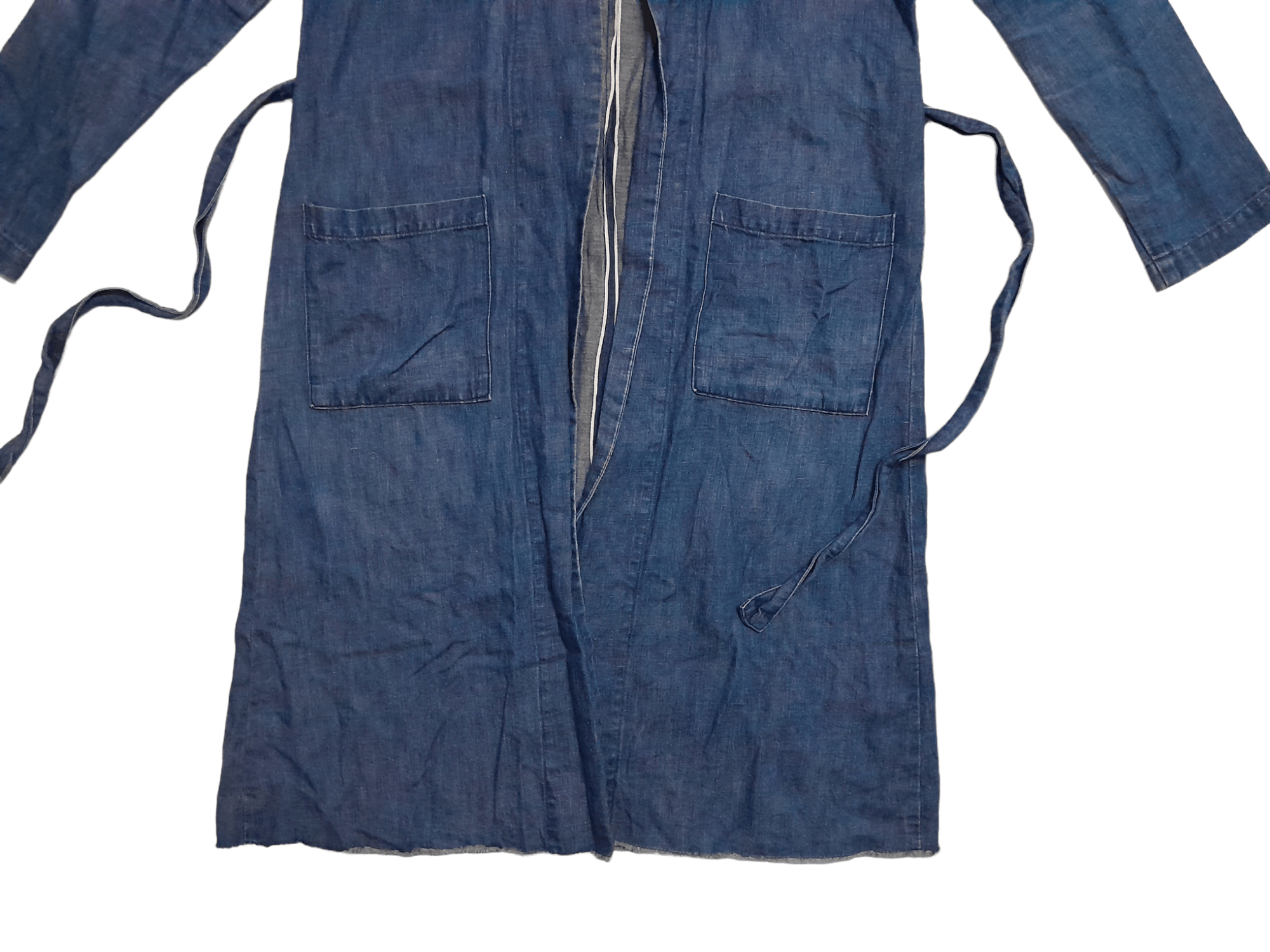 Designer × Indigo Sea Pier Japan Indigo Denim Jacket Like Orslow (E876) Size US M / EU 48-50 / 2 - 4 Thumbnail