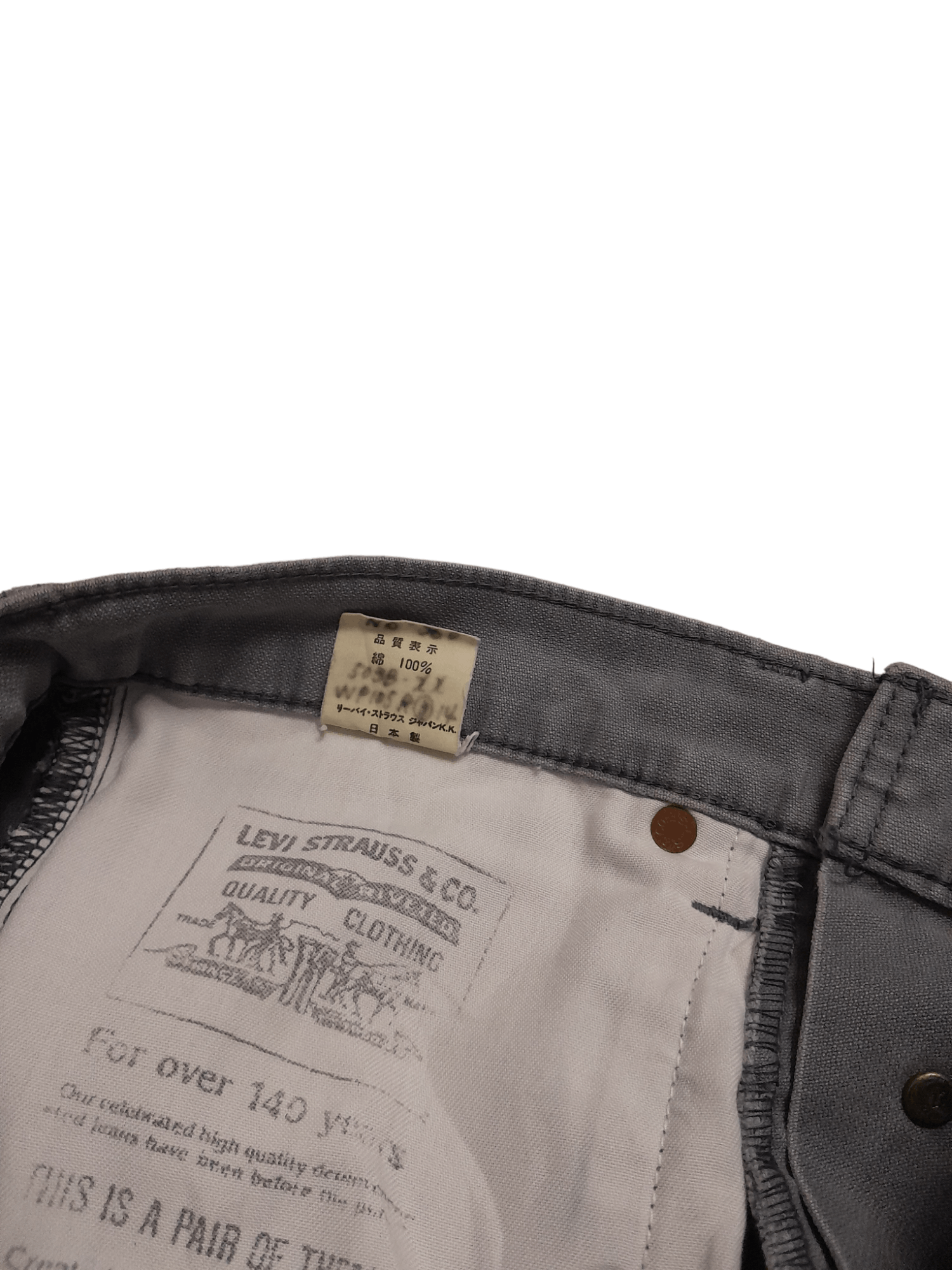 Levi's 90s Levis Big E 503B Jeans White Tab (E877) Size US 32 / EU 48 - 9 Thumbnail
