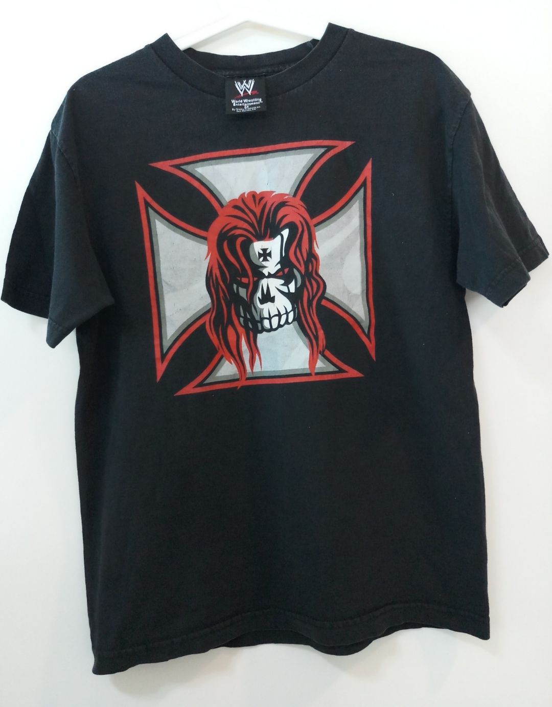 Pre-owned Vintage X Wwe Vintage 2000s Wwe Triple H T-shirt In Faded Black