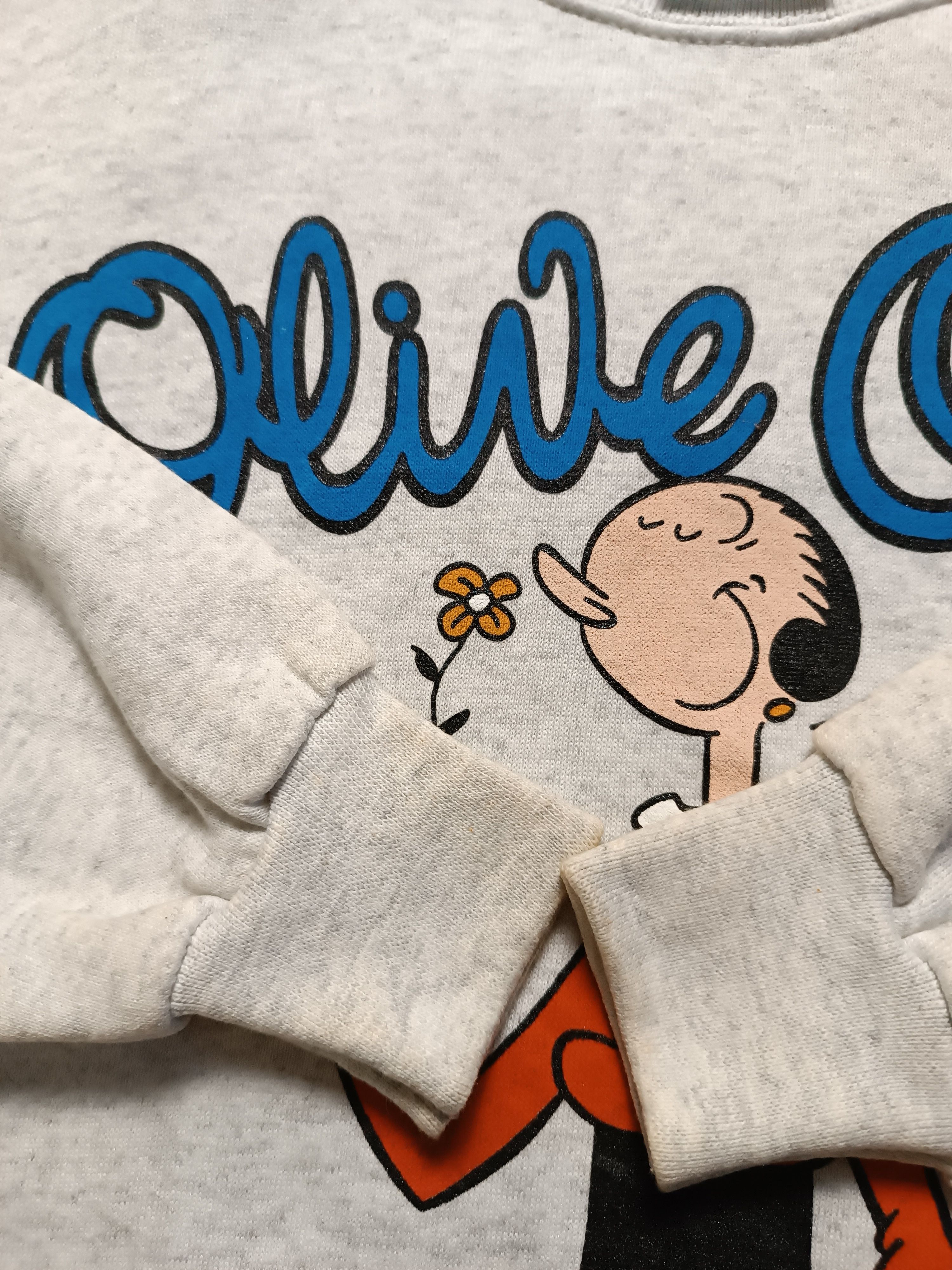 Vintage Vintage Popeye Olive Oyl Cartoon Sweatshirt Size US L / EU 52-54 / 3 - 3 Thumbnail