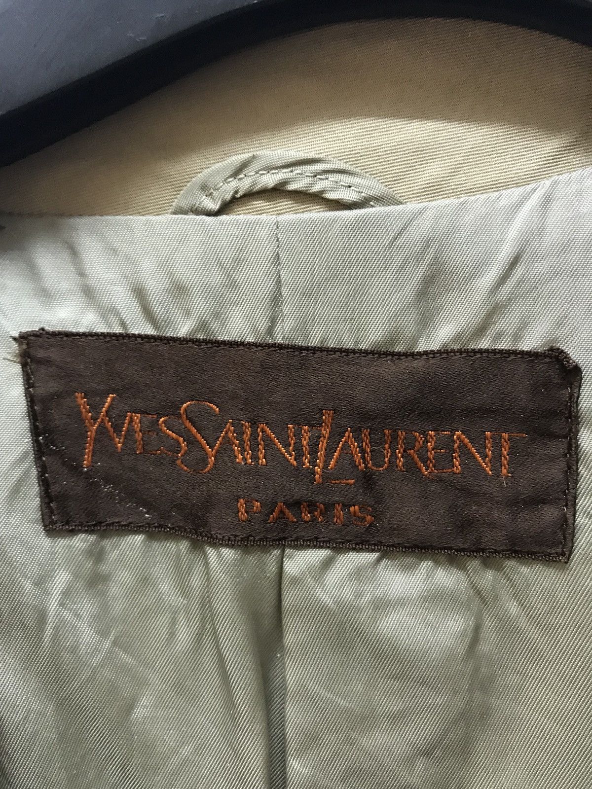Vintage × Yves Saint Laurent Vintage Yves Saint Laurent Paris Double Breasted Trench Coat Size S / US 4 / IT 40 - 3 Thumbnail