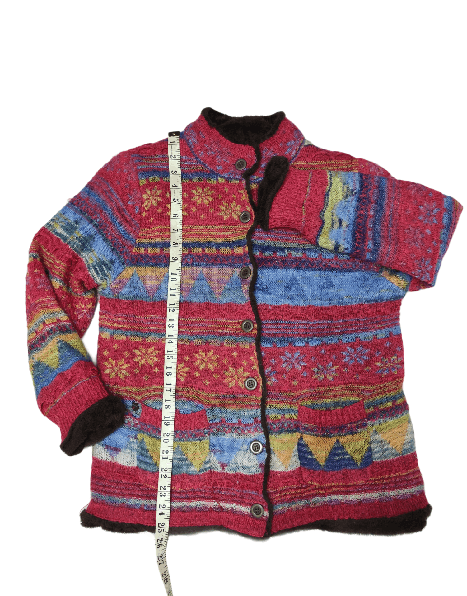 Japanese Brand Unbranded Colourful Knit Button Up Cardigan Coogi Style Size US M / EU 48-50 / 2 - 10 Thumbnail