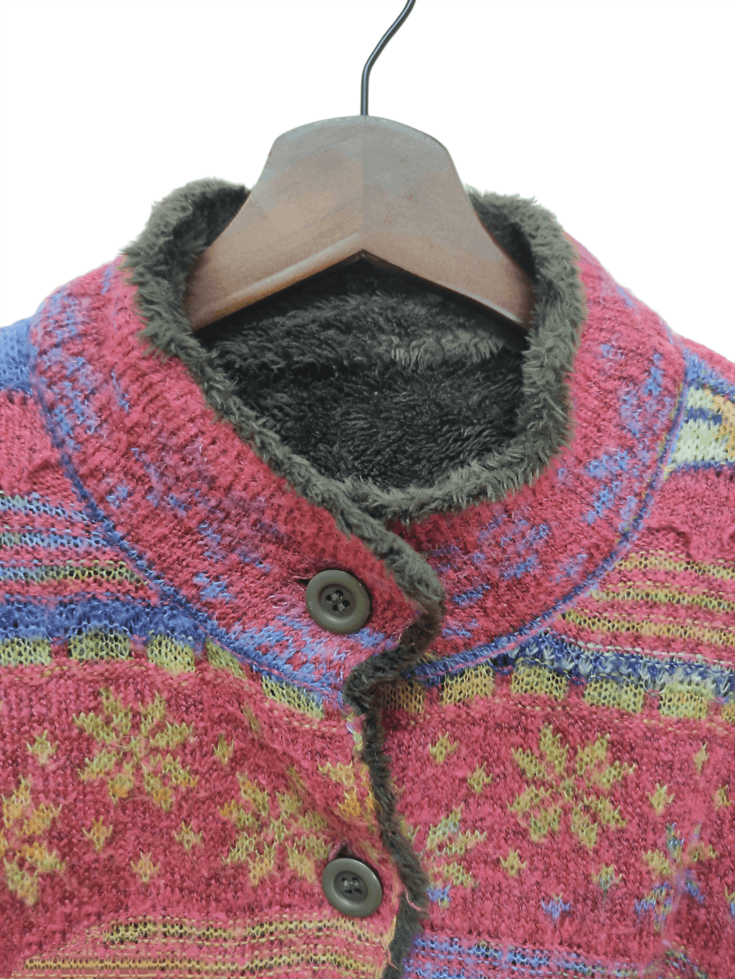 Japanese Brand Unbranded Colourful Knit Button Up Cardigan Coogi Style Size US M / EU 48-50 / 2 - 8 Thumbnail