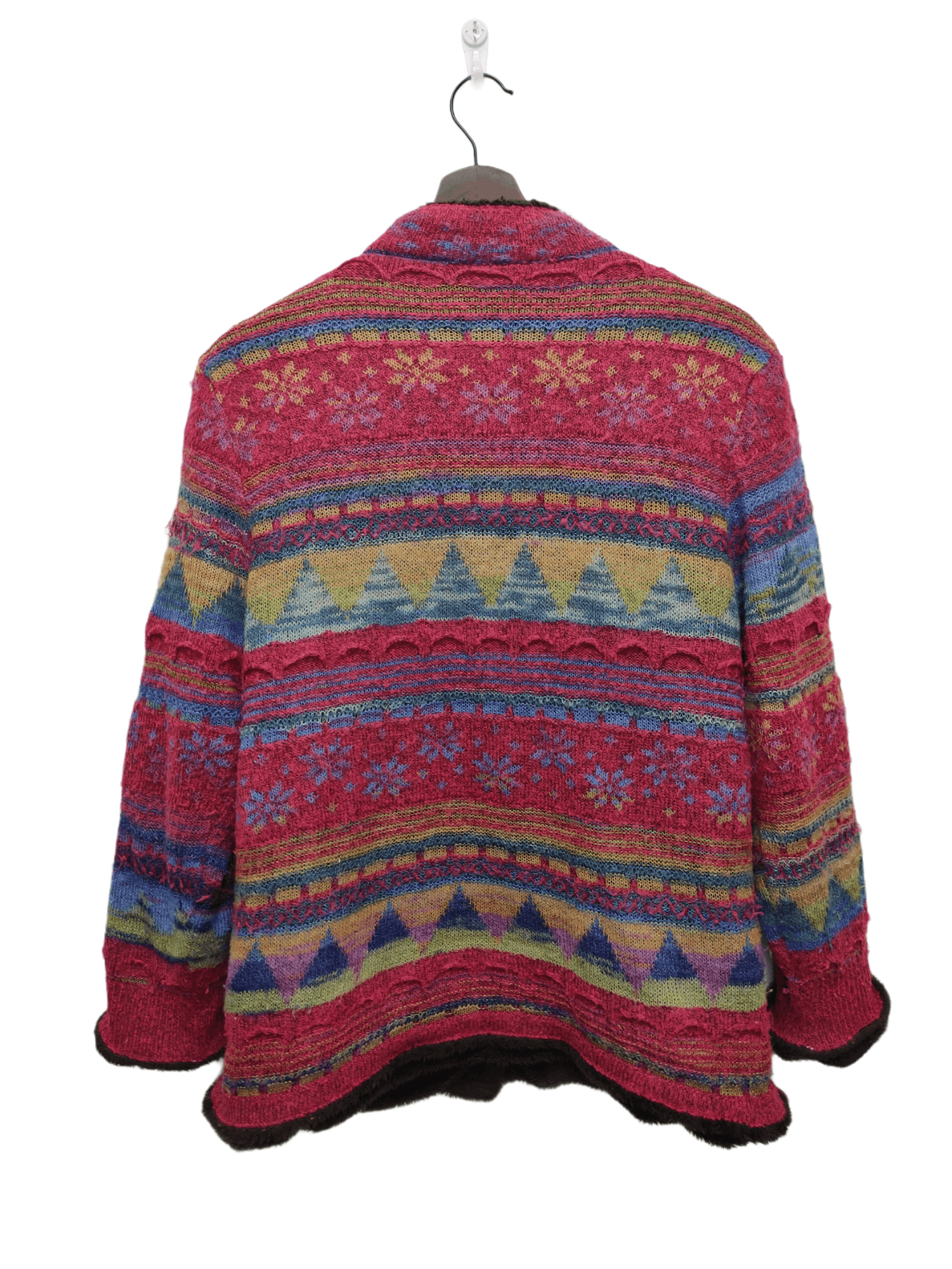Japanese Brand Unbranded Colourful Knit Button Up Cardigan Coogi Style Size US M / EU 48-50 / 2 - 7 Thumbnail
