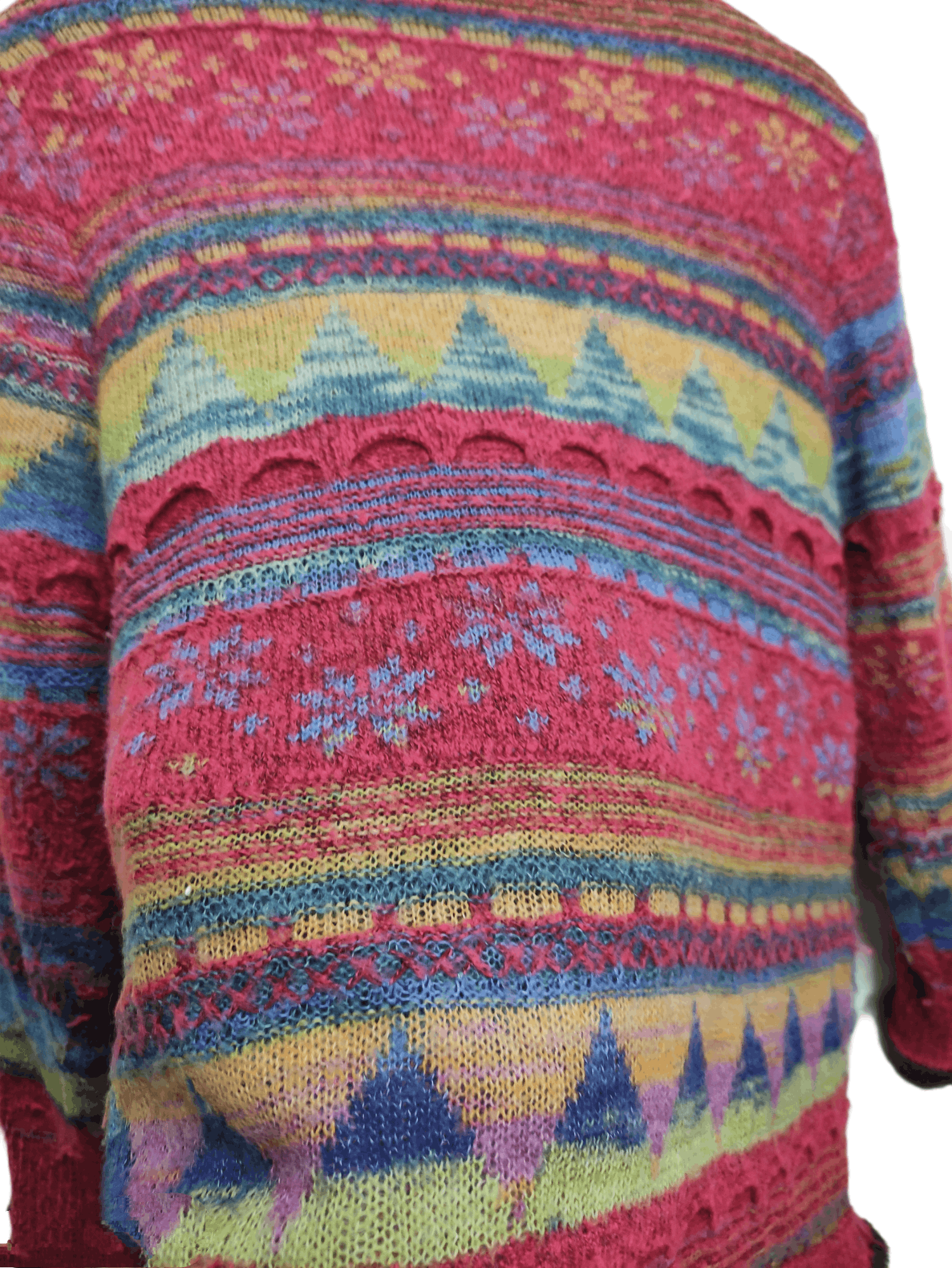 Japanese Brand Unbranded Colourful Knit Button Up Cardigan Coogi Style Size US M / EU 48-50 / 2 - 5 Thumbnail