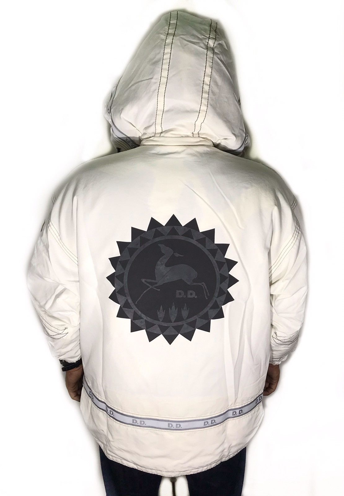 Descente Vintage D.D By Descente Big Logo Hooded Ski Jackets Size US M / EU 48-50 / 2 - 1 Thumbnail