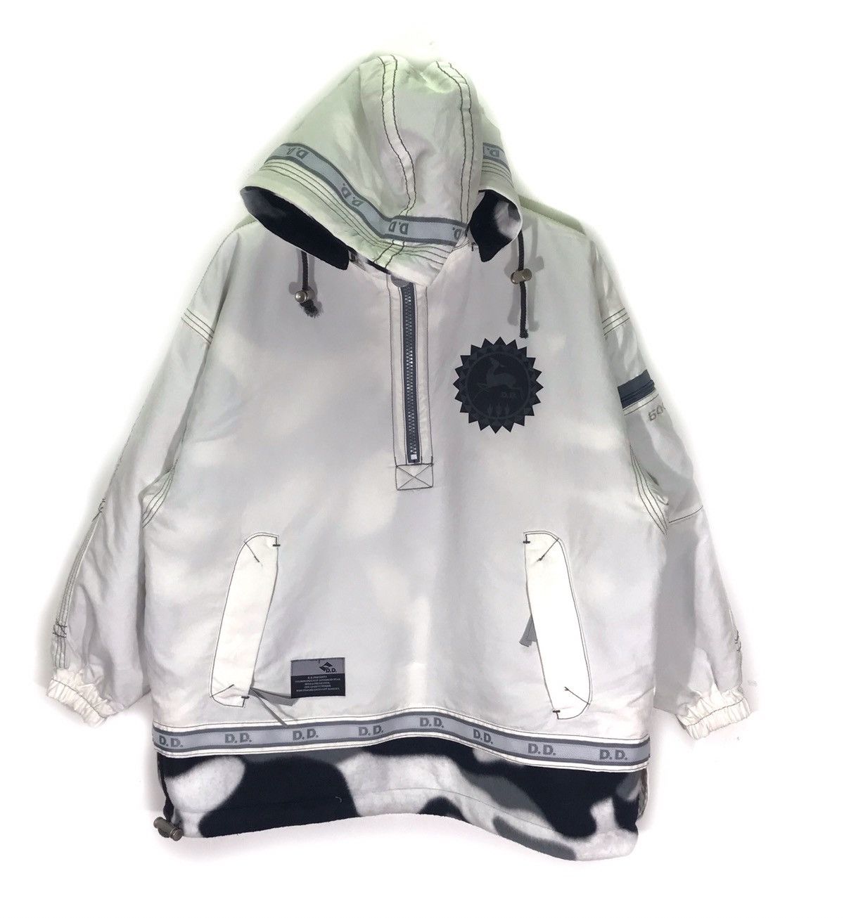 Descente Vintage D.D By Descente Big Logo Hooded Ski Jackets Size US M / EU 48-50 / 2 - 3 Thumbnail