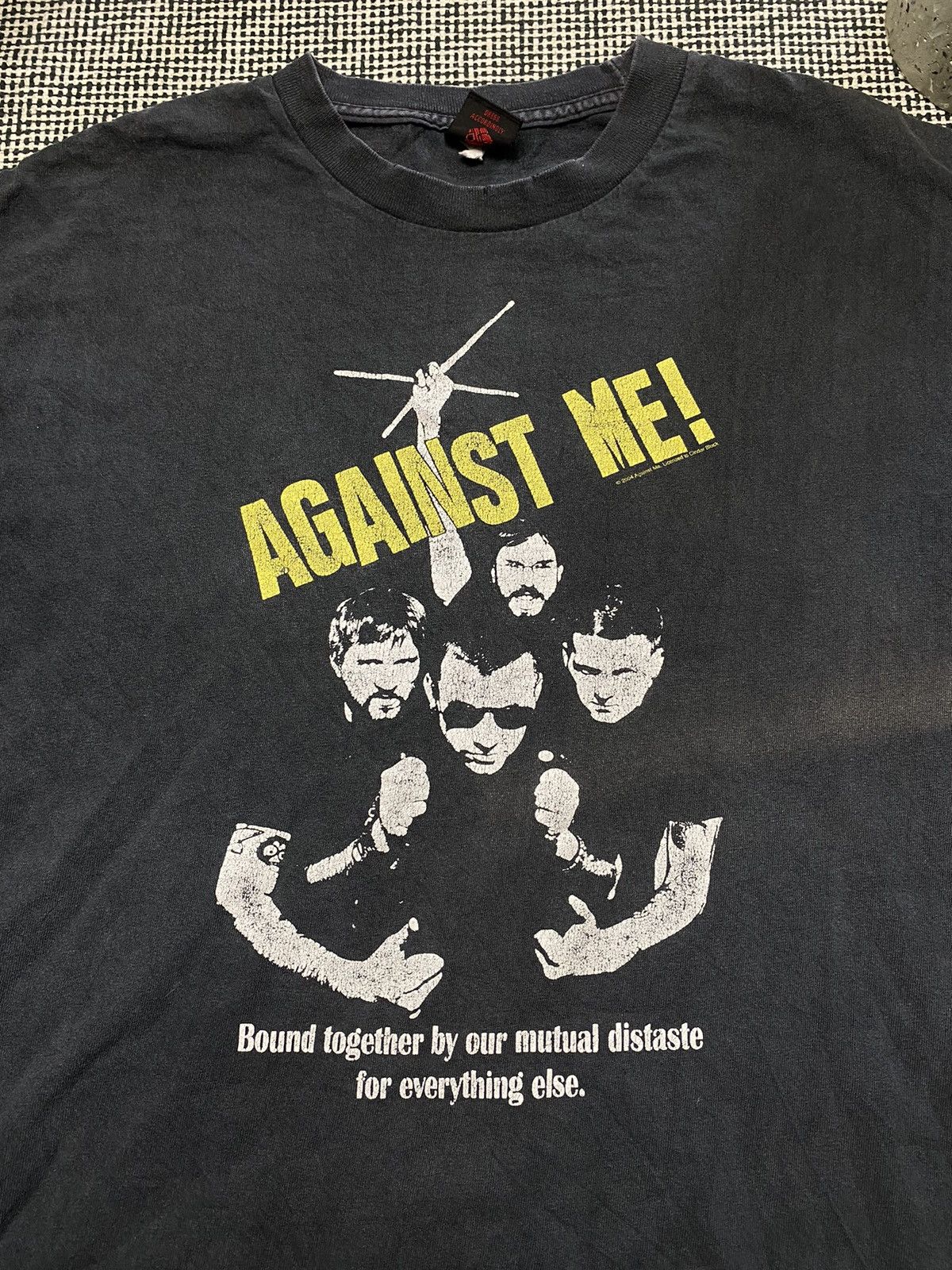 Rage Against The Machine × Vintage Rare vintage Against me! Tshirt y2k Size US M / EU 48-50 / 2 - 2 Thumbnail