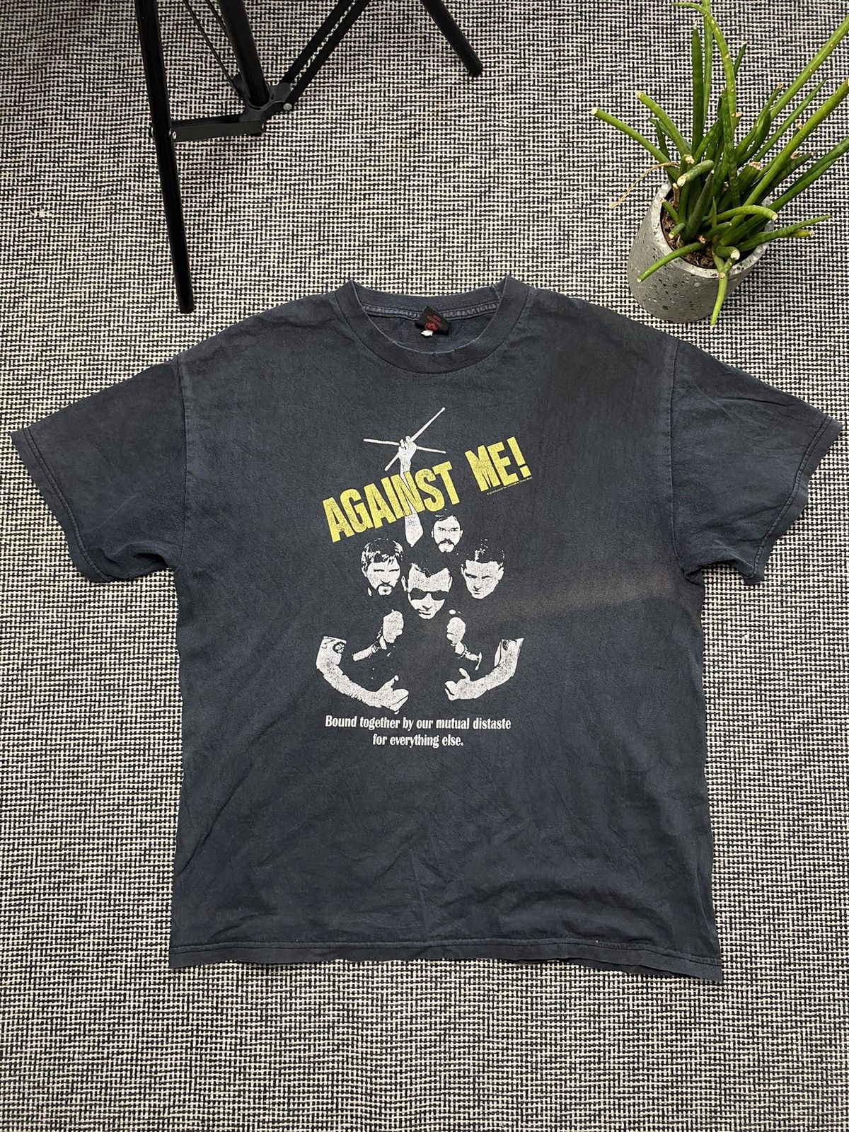 Rage Against The Machine × Vintage Rare vintage Against me! Tshirt y2k Size US M / EU 48-50 / 2 - 1 Thumbnail