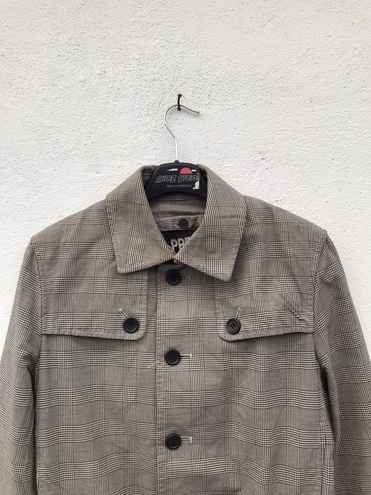 Japanese Brand × PPFM PPFM Plaid Trench Jackets Size US M / EU 48-50 / 2 - 2 Thumbnail