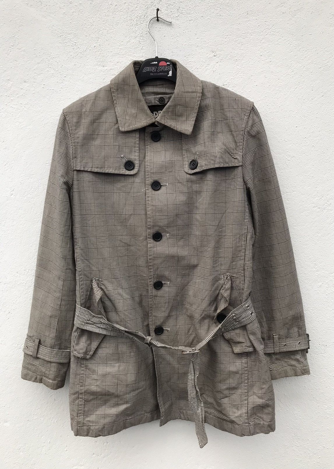 Japanese Brand × PPFM PPFM Plaid Trench Jackets Size US M / EU 48-50 / 2 - 1 Thumbnail