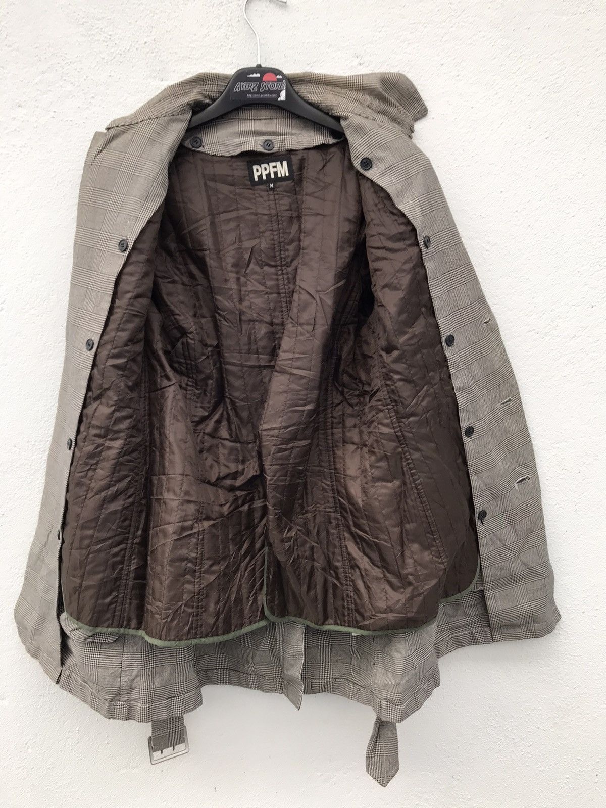 Japanese Brand × PPFM PPFM Plaid Trench Jackets Size US M / EU 48-50 / 2 - 11 Thumbnail