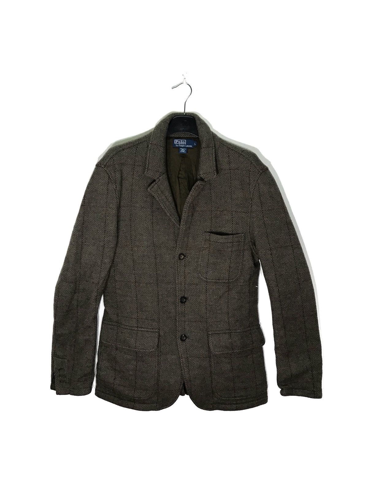 Polo Ralph Lauren Polo Ralph Lauren Plaid Wool Blazer / Coat Size US XS / EU 42 / 0 - 1 Thumbnail