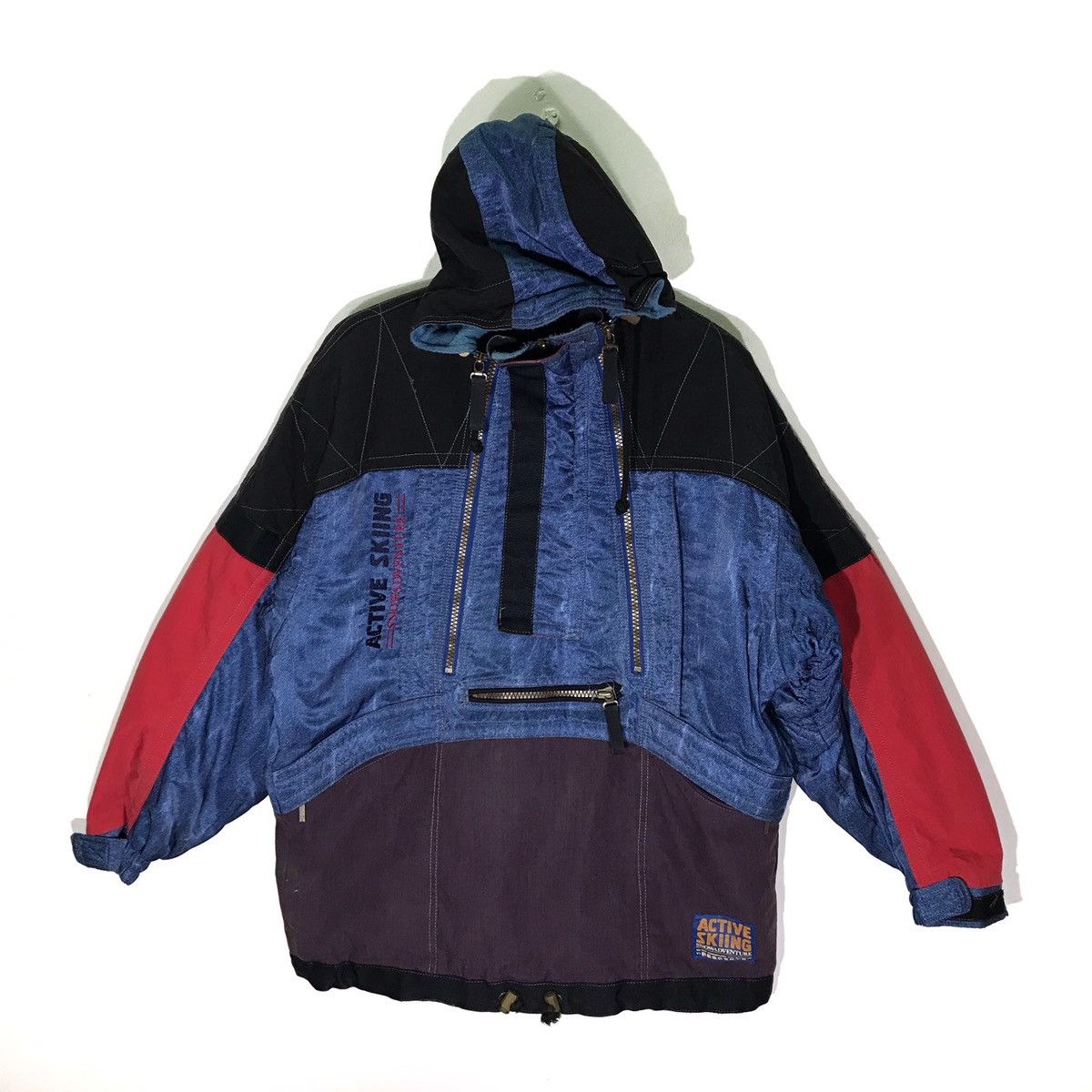 Descente Vintage Descente Multicolour Hooded Ski Jacket Size US M / EU 48-50 / 2 - 1 Thumbnail