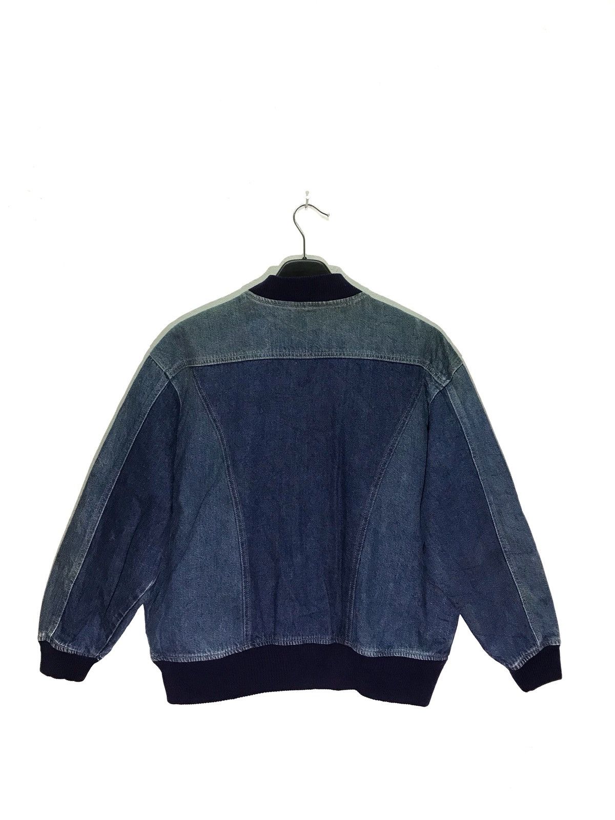 Vintage Valman Denim Bombers Jacket Made In Japan Size US M / EU 48-50 / 2 - 2 Thumbnail