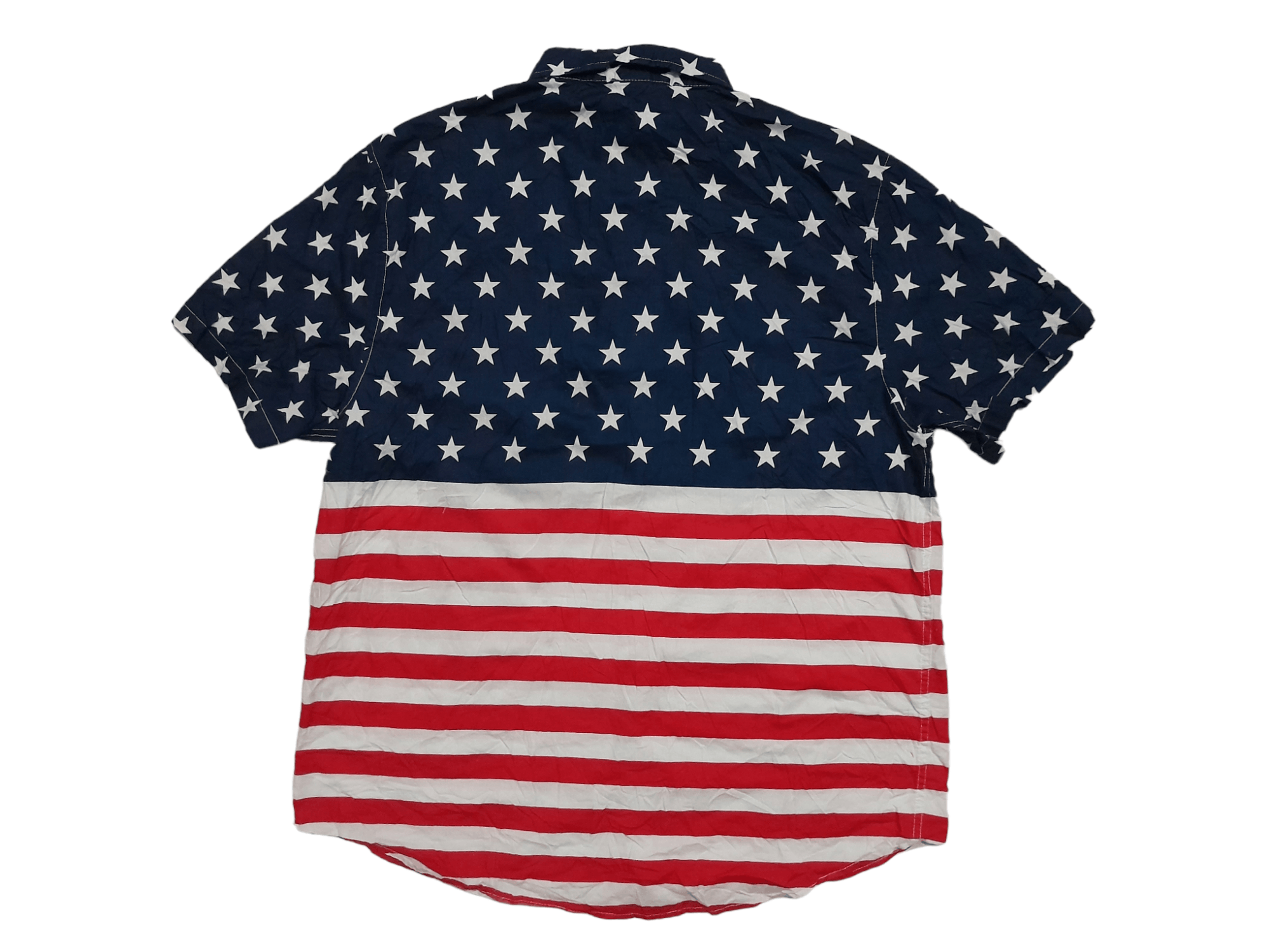 Designer Fifth Sun U.S. Full Flag Shirt Oversized (E878) Size US XXL / EU 58 / 5 - 5 Thumbnail