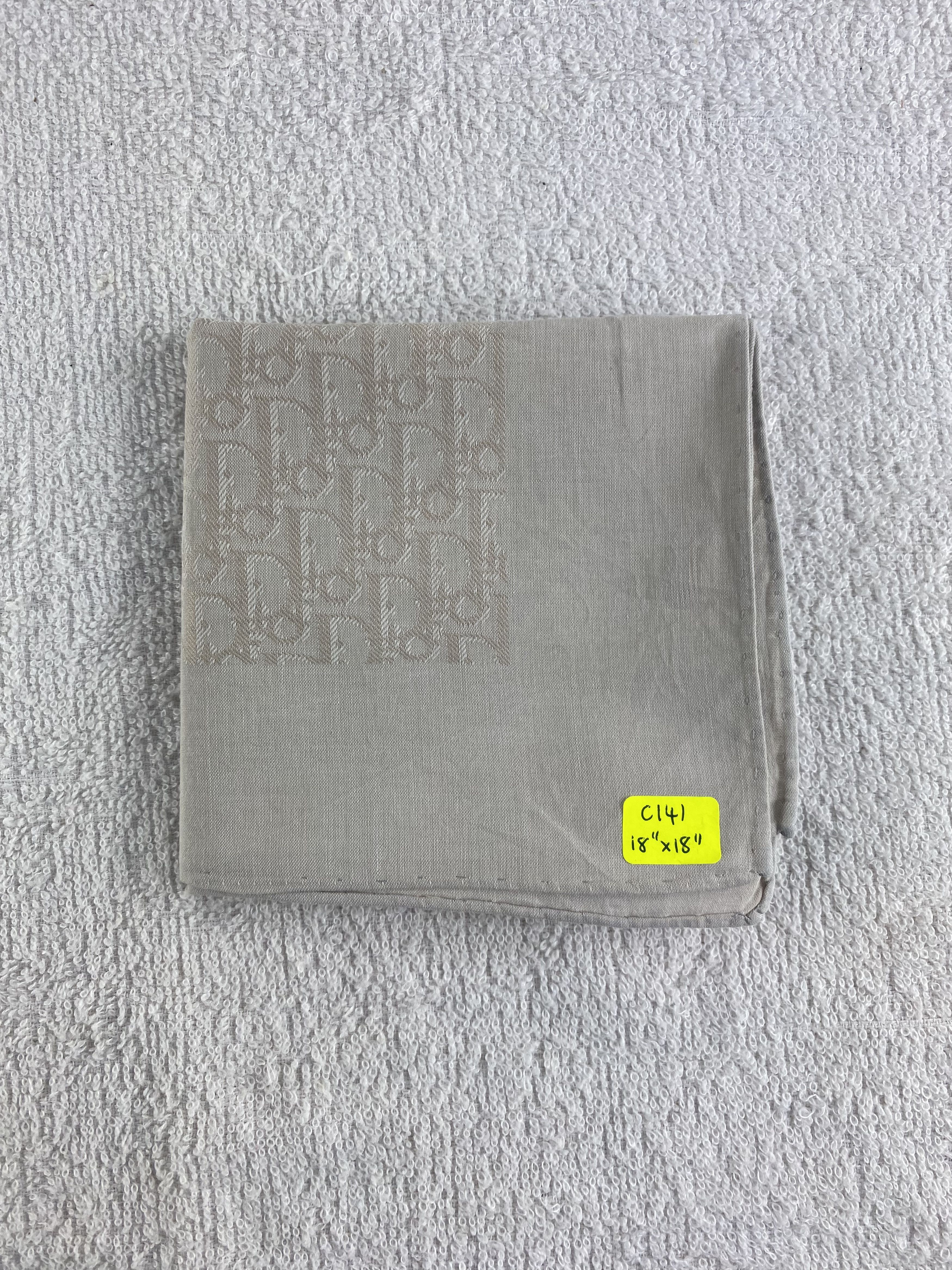 Vintage Christian Dior Oblique Handkerchief / Bandana C141 Size ONE SIZE - 7 Thumbnail