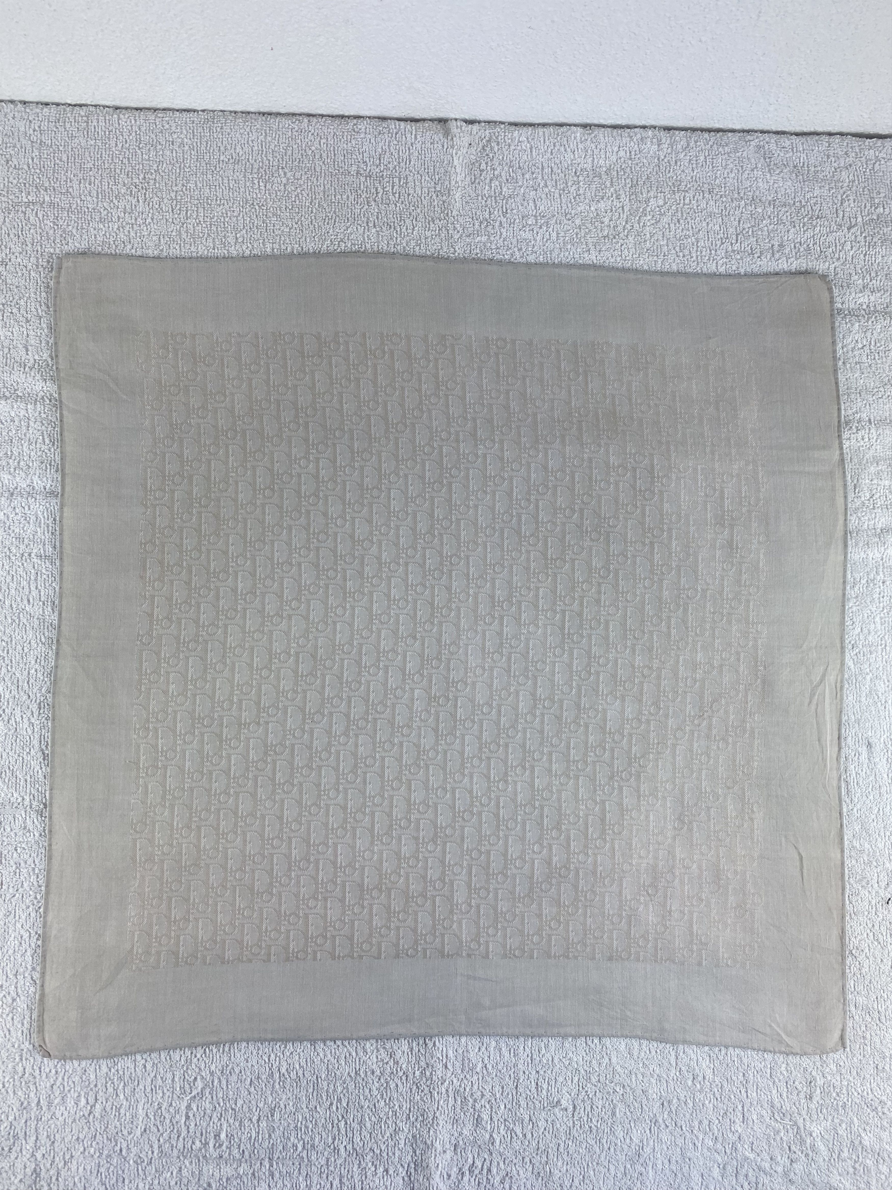 Vintage Christian Dior Oblique Handkerchief / Bandana C141 Size ONE SIZE - 3 Thumbnail