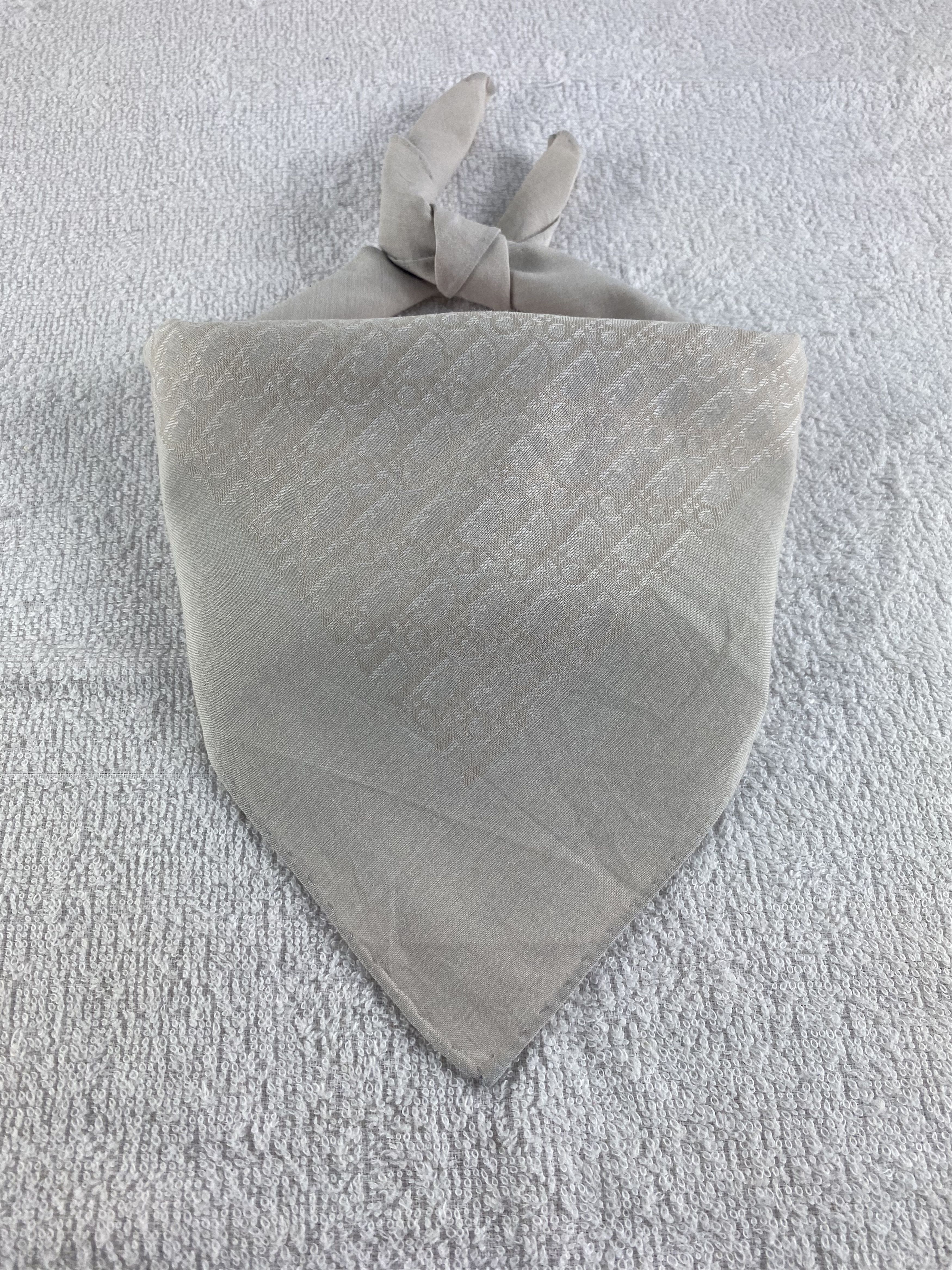 Vintage Christian Dior Oblique Handkerchief / Bandana C141 Size ONE SIZE - 1 Thumbnail