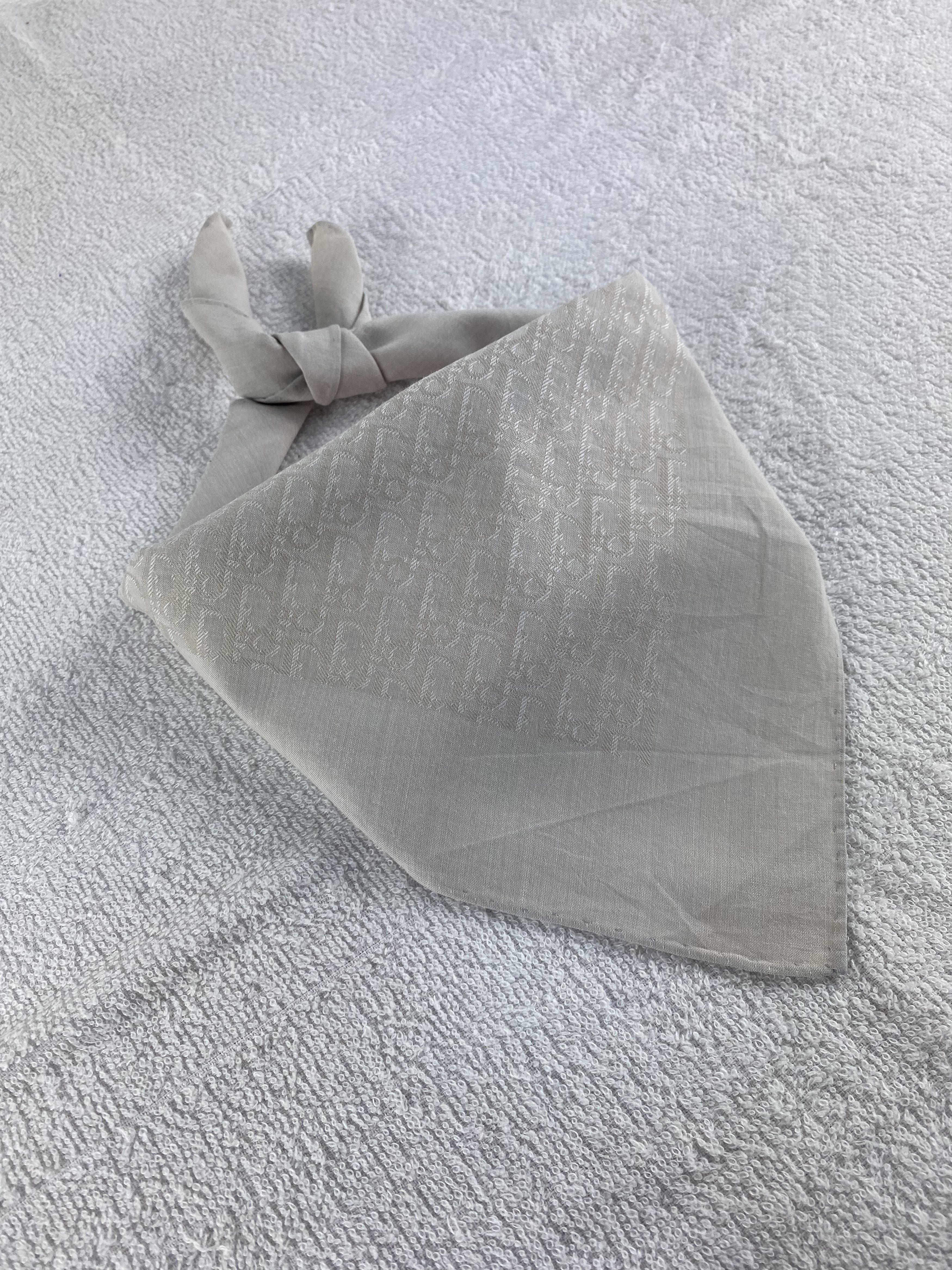 Vintage Christian Dior Oblique Handkerchief / Bandana C141 Size ONE SIZE - 2 Thumbnail