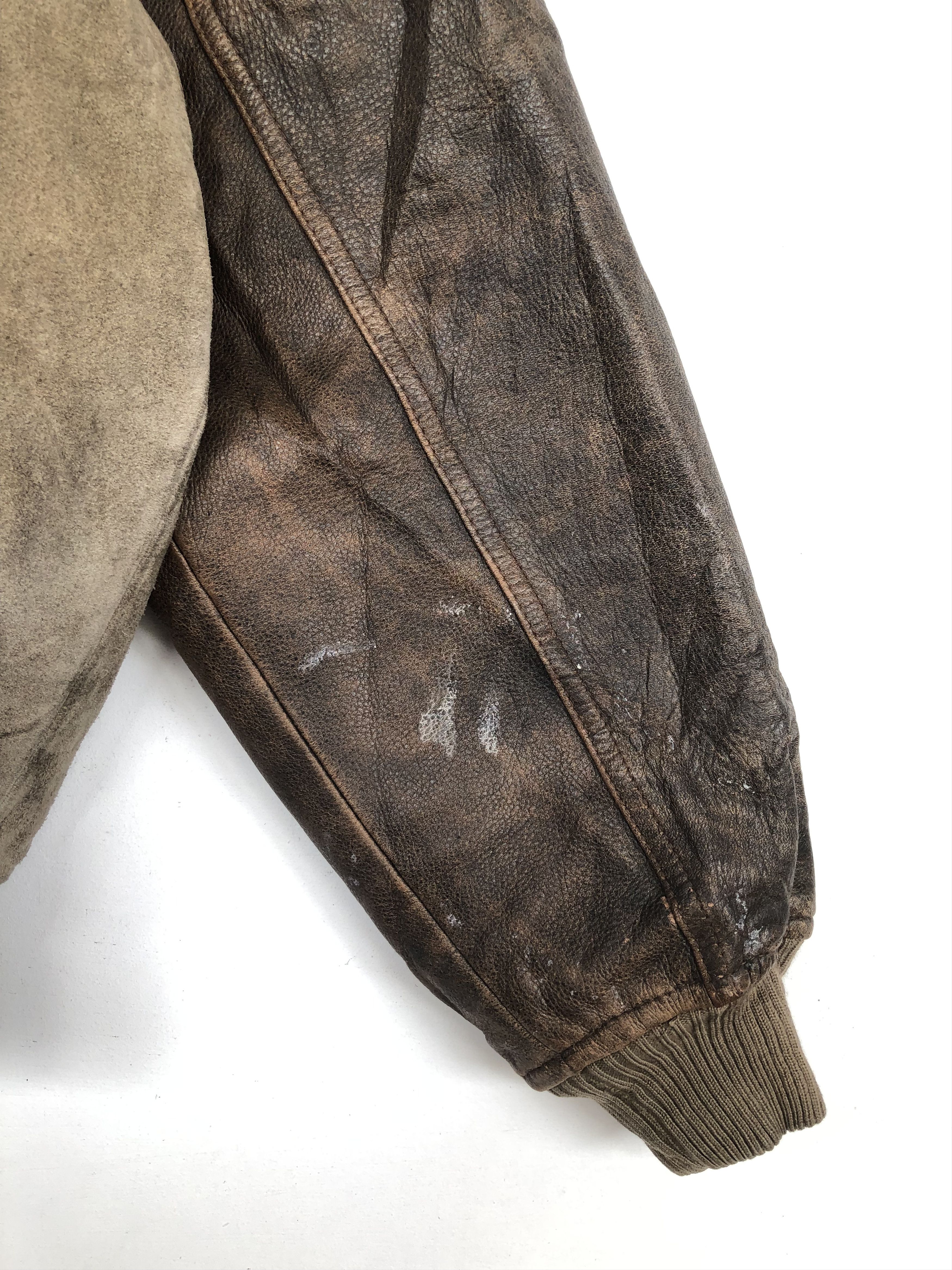 Mr. Junko RARE🔥VINTAGE MR. JUNKO LEATHER/SUEDE JACKET Size US L / EU 52-54 / 3 - 9 Thumbnail