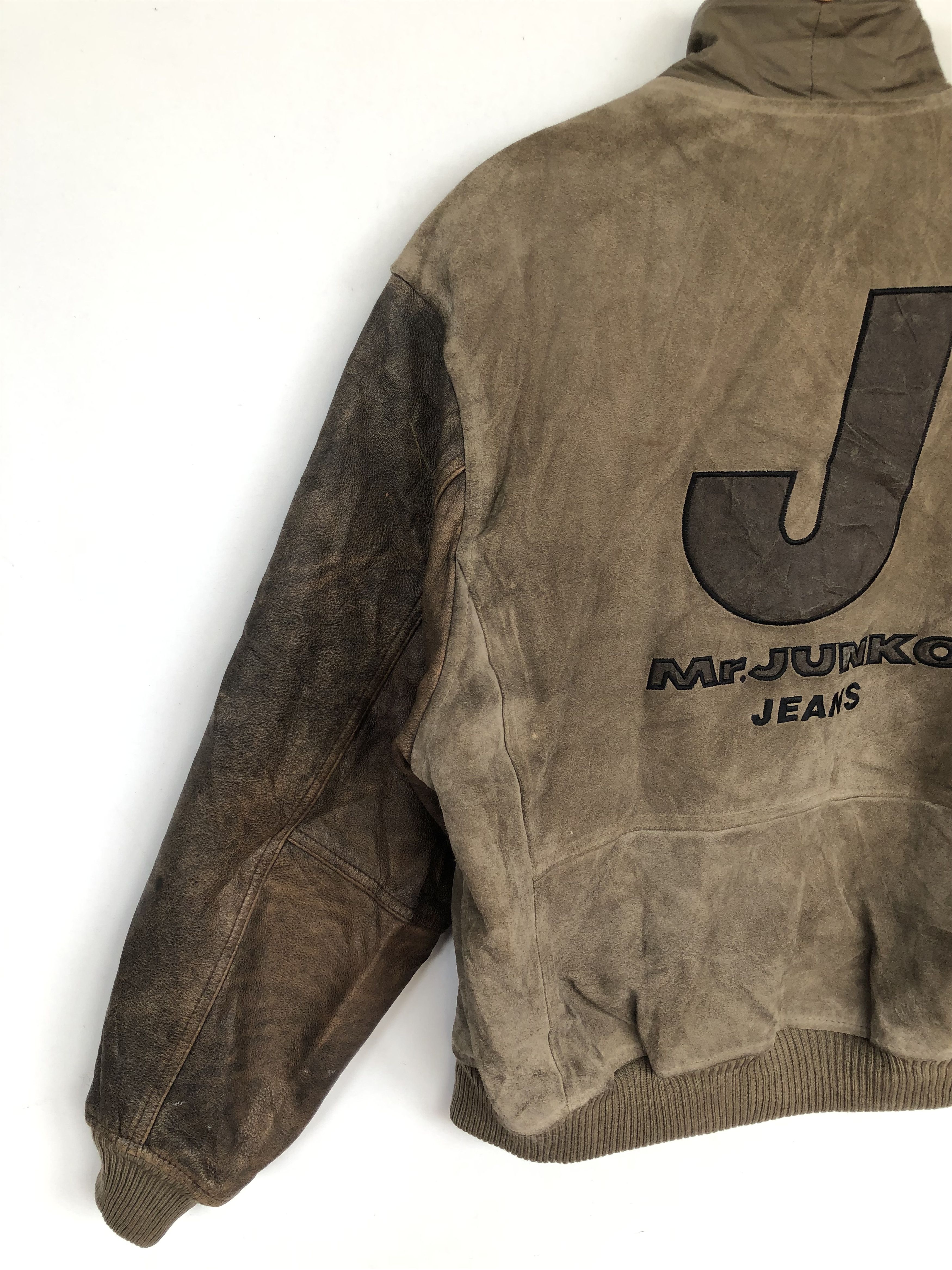 Mr. Junko RARE🔥VINTAGE MR. JUNKO LEATHER/SUEDE JACKET Size US L / EU 52-54 / 3 - 3 Thumbnail