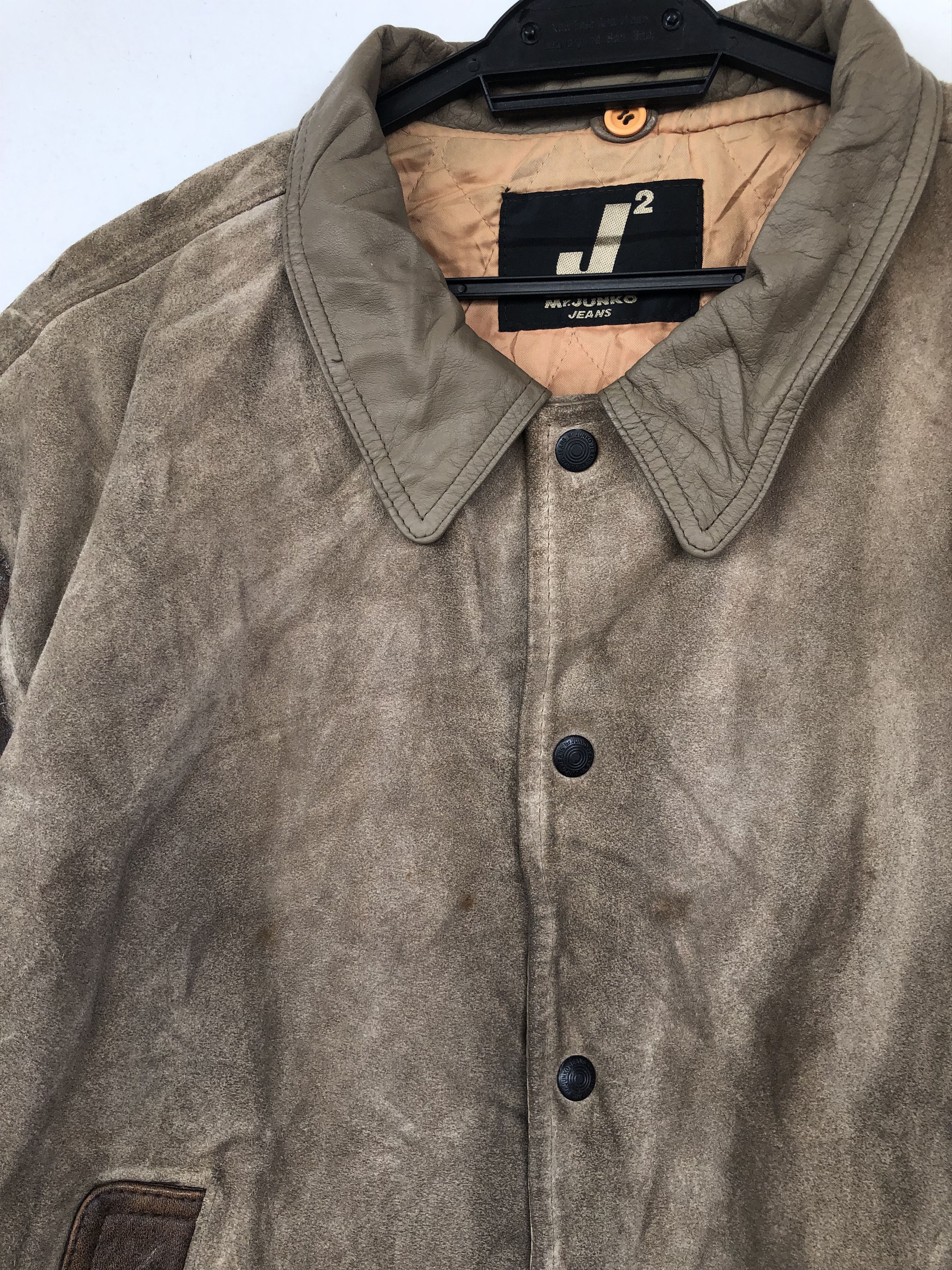 Mr. Junko RARE🔥VINTAGE MR. JUNKO LEATHER/SUEDE JACKET Size US L / EU 52-54 / 3 - 11 Thumbnail
