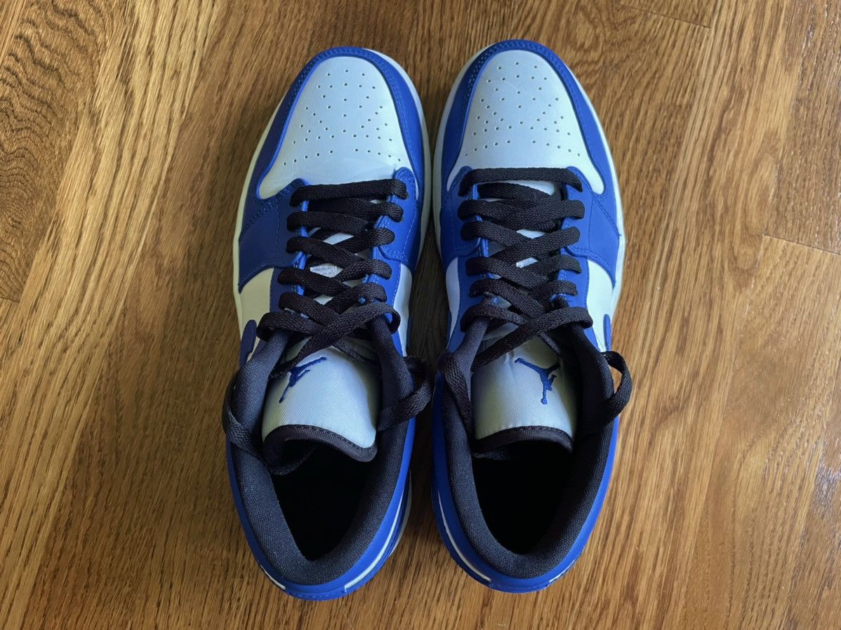 Jordan Brand Size 8.5 Air Jordan 1 Retro Low OG Game Royal Blue Toe SE Size US 8.5 / EU 41-42 - 4 Thumbnail