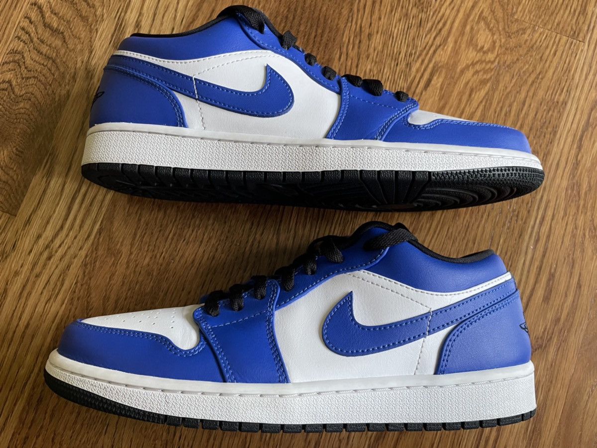 Jordan Brand Size 8.5 Air Jordan 1 Retro Low OG Game Royal Blue Toe SE Size US 8.5 / EU 41-42 - 1 Thumbnail
