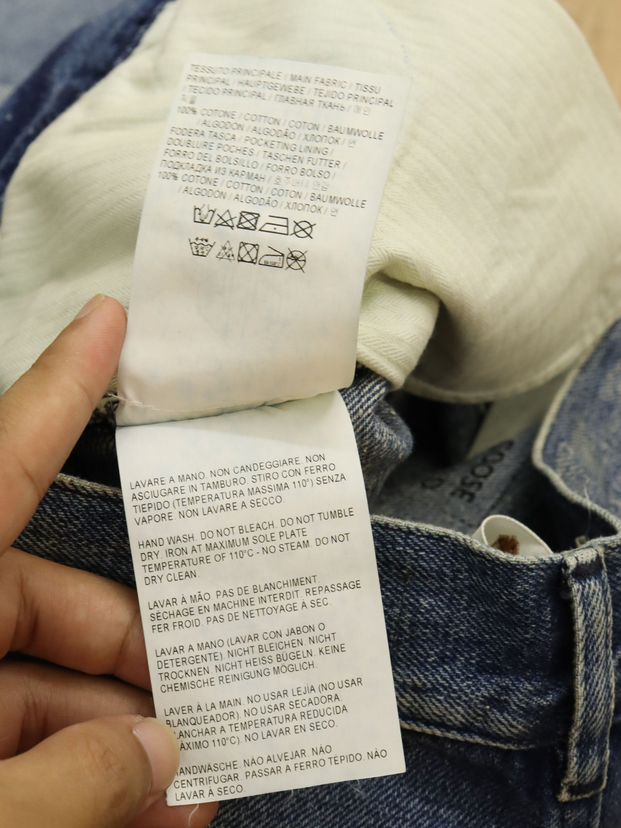 Golden Goose NWT GOLDEN GOOSE DB / WIDE DENIM JEAN PANT Size US 32 / EU 48 - 22 Thumbnail